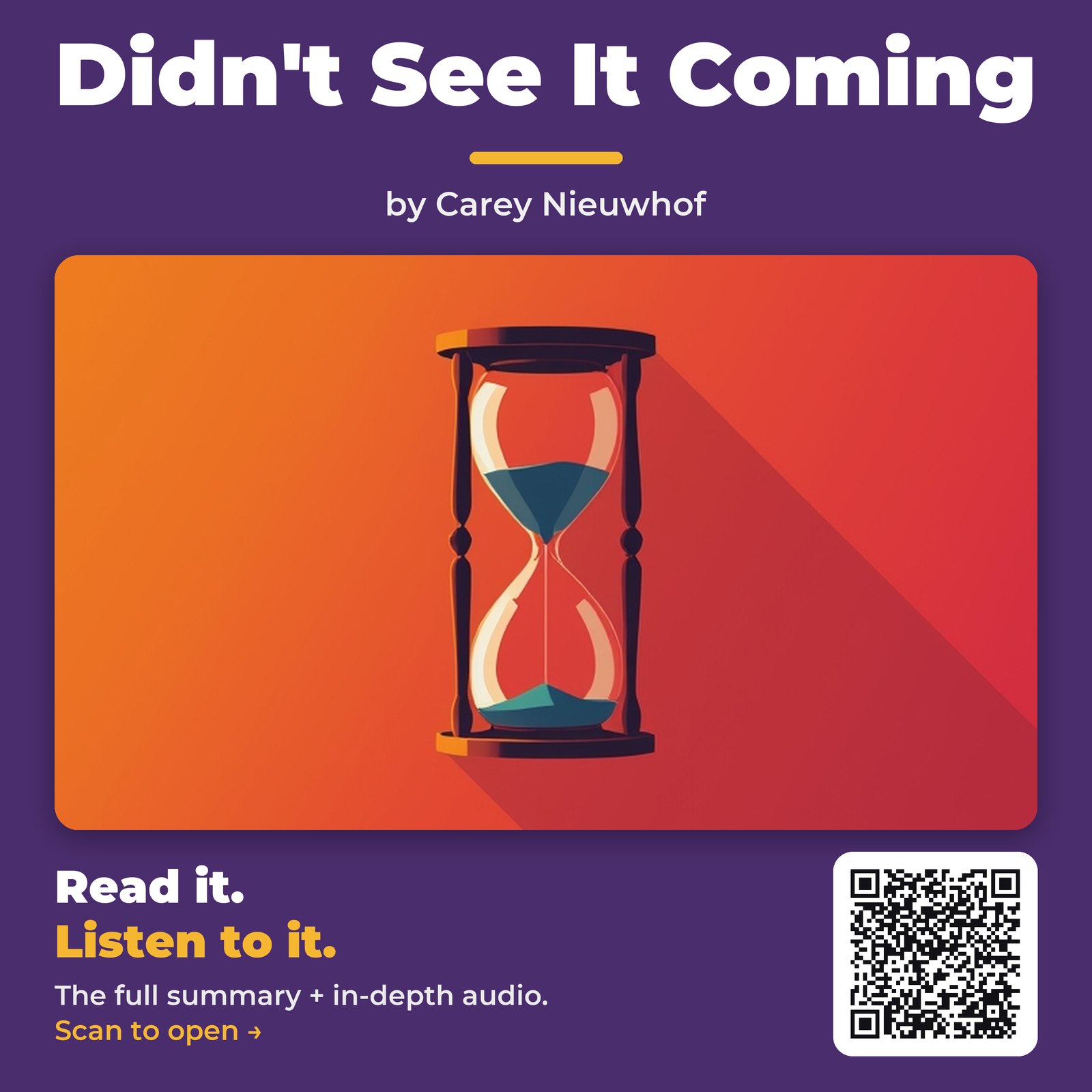 Didn’t See It Coming — by Carey Nieuwhof