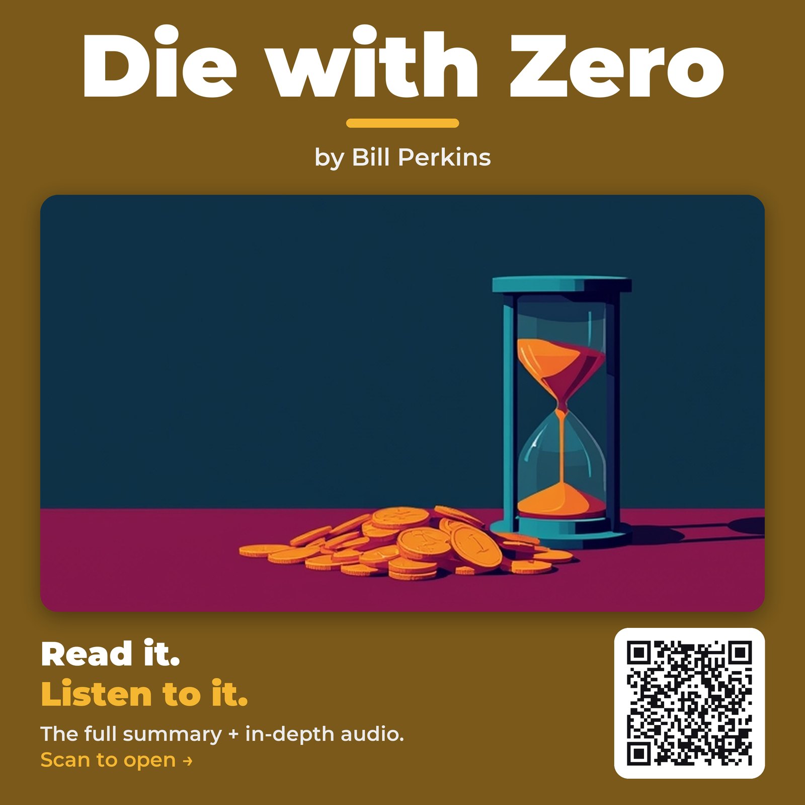 Die with Zero — by Bill Perkins