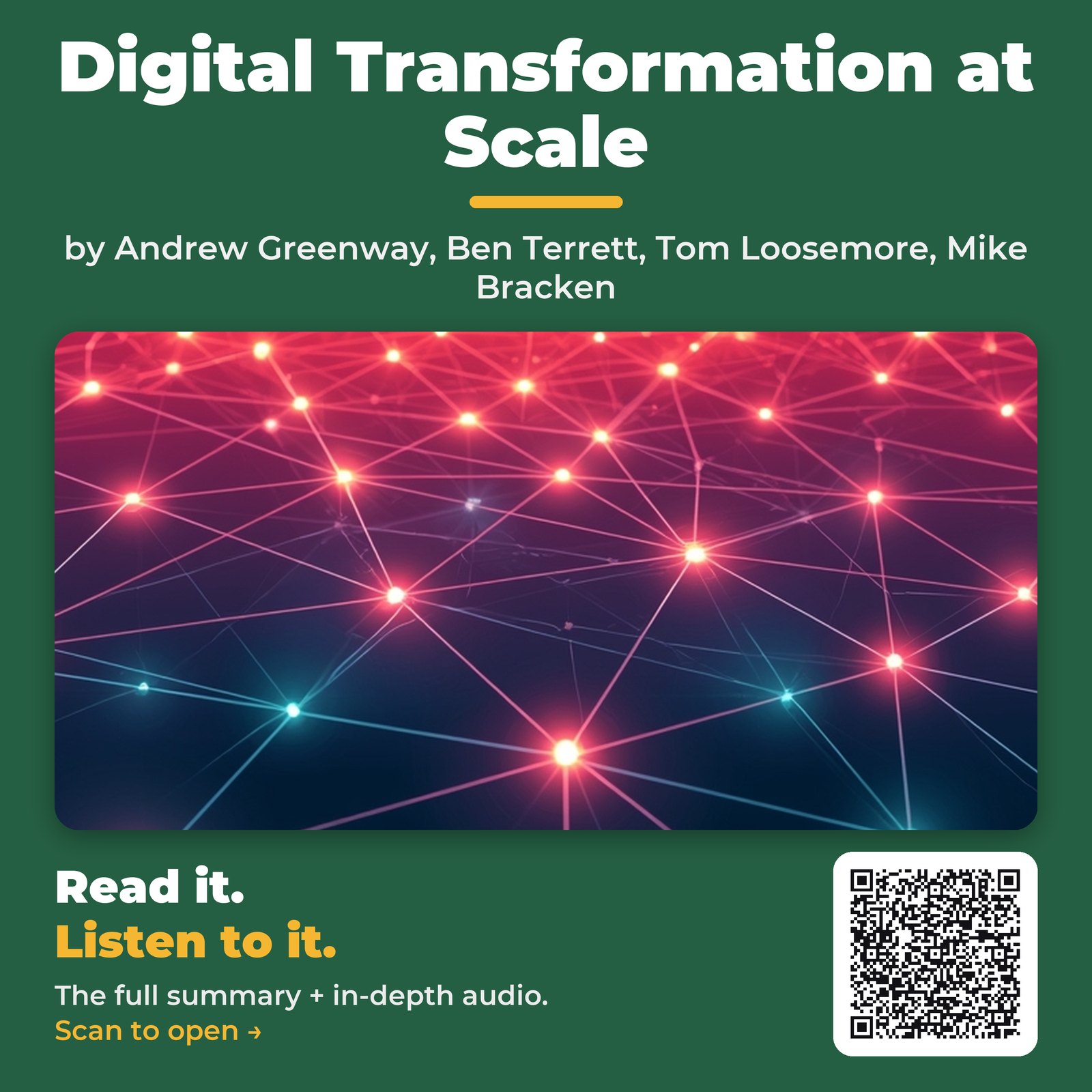 Digital Transformation at Scale — by Andrew Greenway, Ben Terrett, Tom Loosemore, Mike Bracken