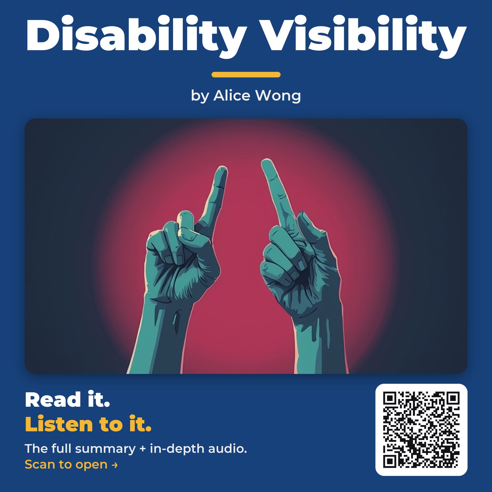 Disability Visibility — by Alice Wong