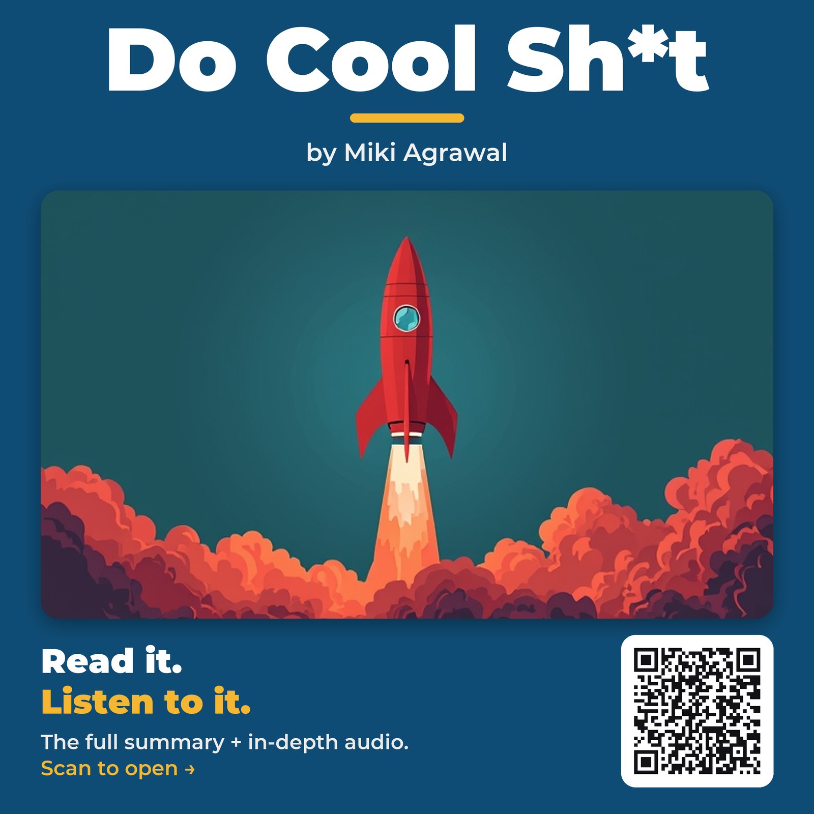 Do Cool Sh*t — by Miki Agrawal