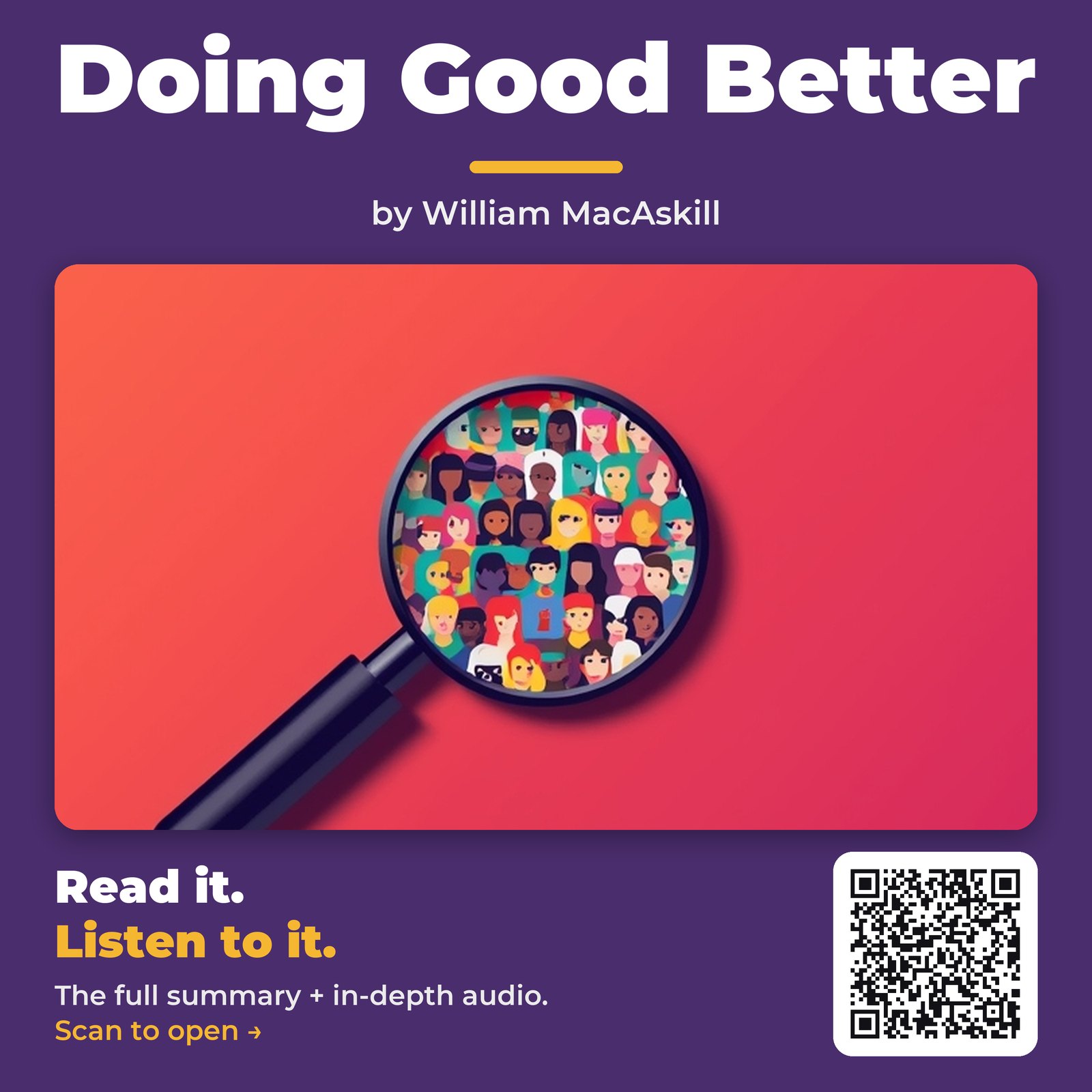 Doing Good Better — by William MacAskill
