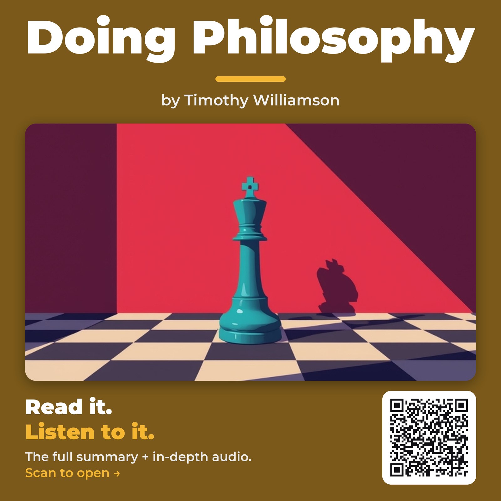Doing Philosophy — by Timothy Williamson