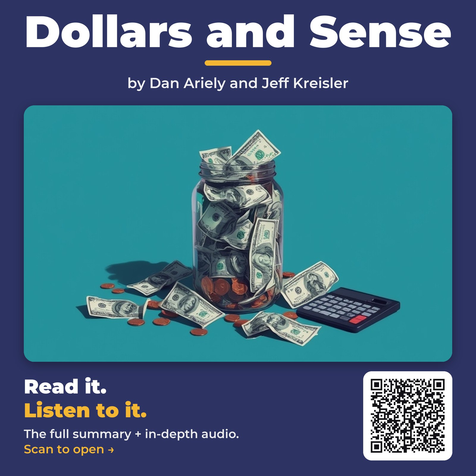 Dollars and Sense — by Dan Ariely and Jeff Kreisler