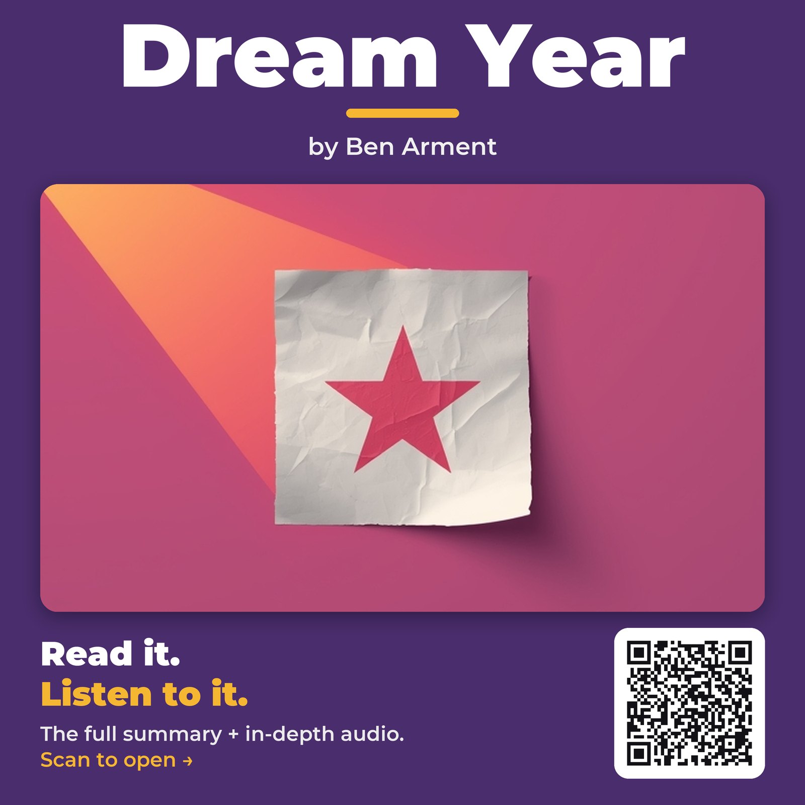 Dream Year — by Ben Arment