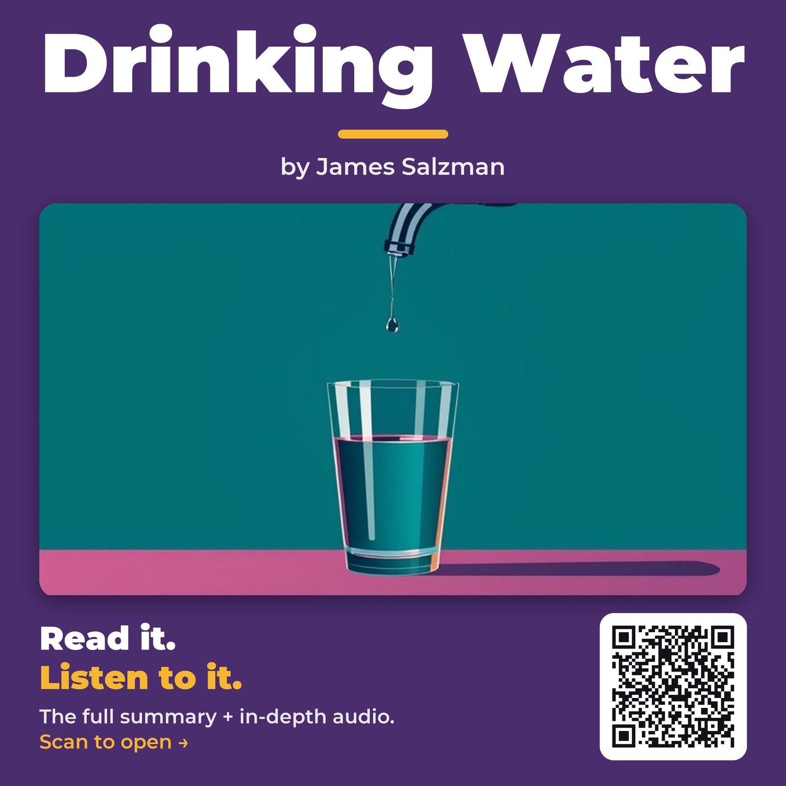 Drinking Water — by James Salzman