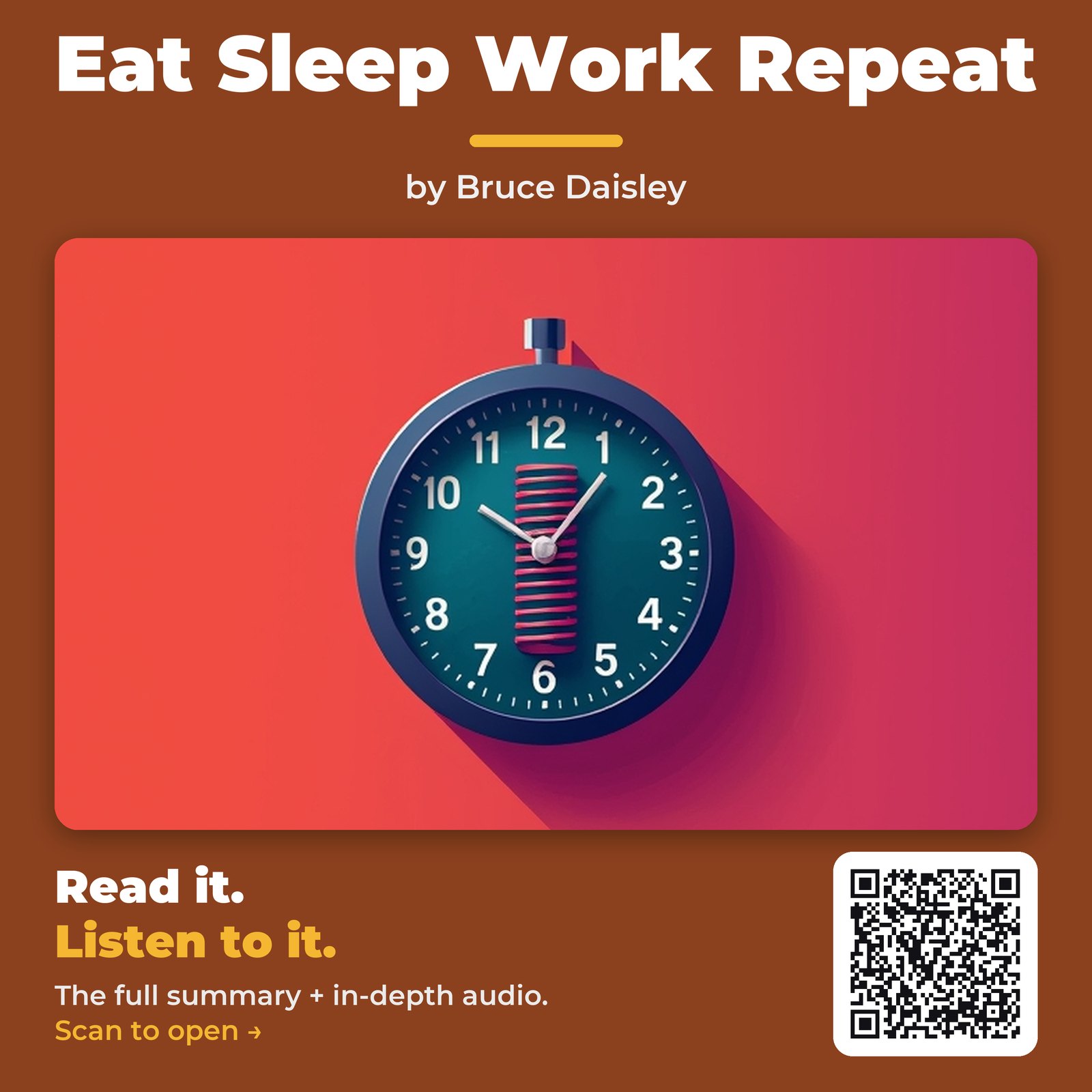 Eat Sleep Work Repeat — by Bruce Daisley