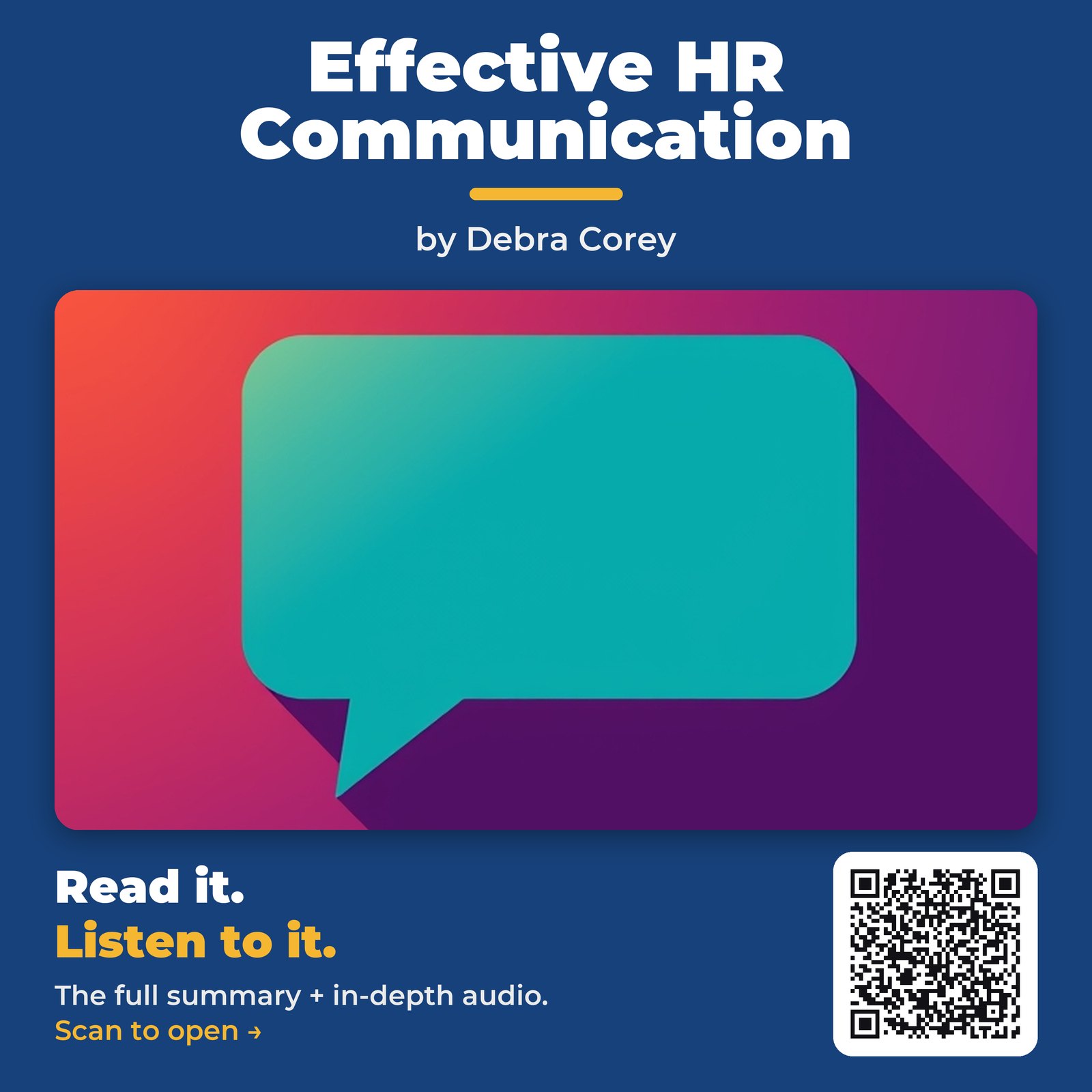 Effective HR Communication — by Debra Corey
