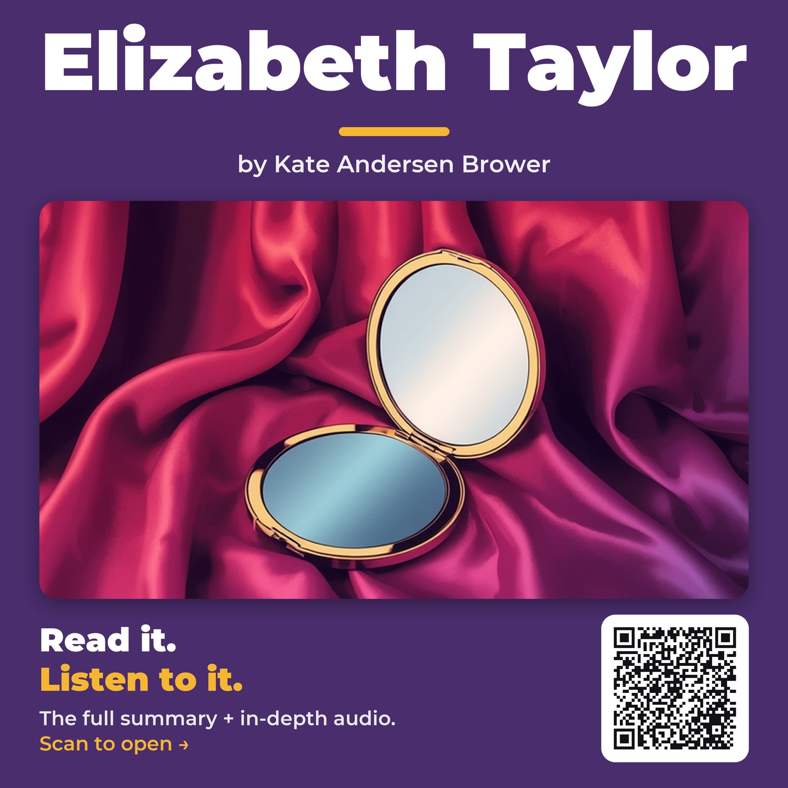 Elizabeth Taylor — by Kate Andersen Brower