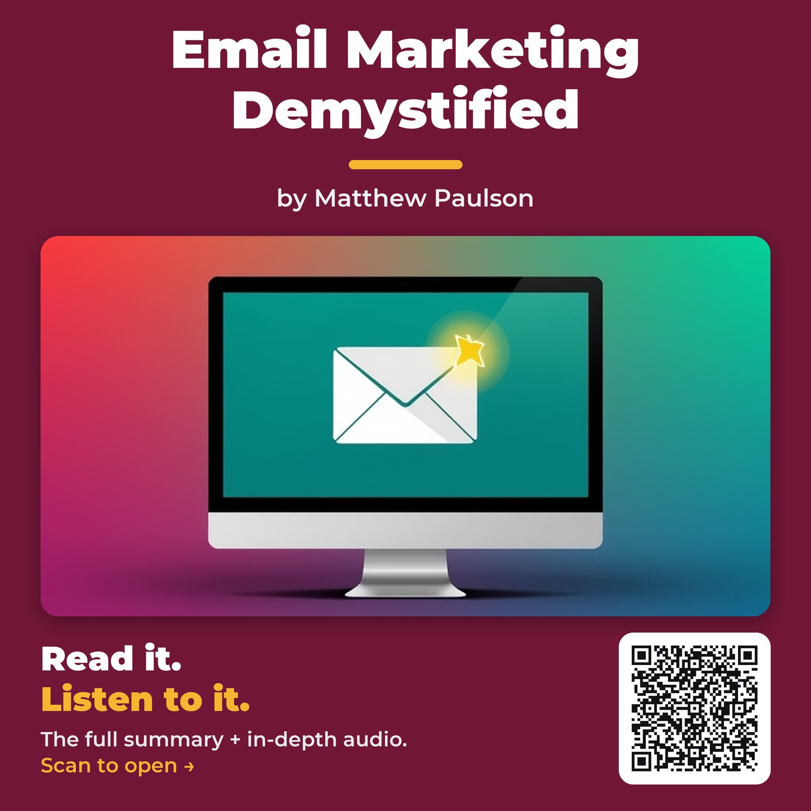 Email Marketing Demystified — by Matthew Paulson
