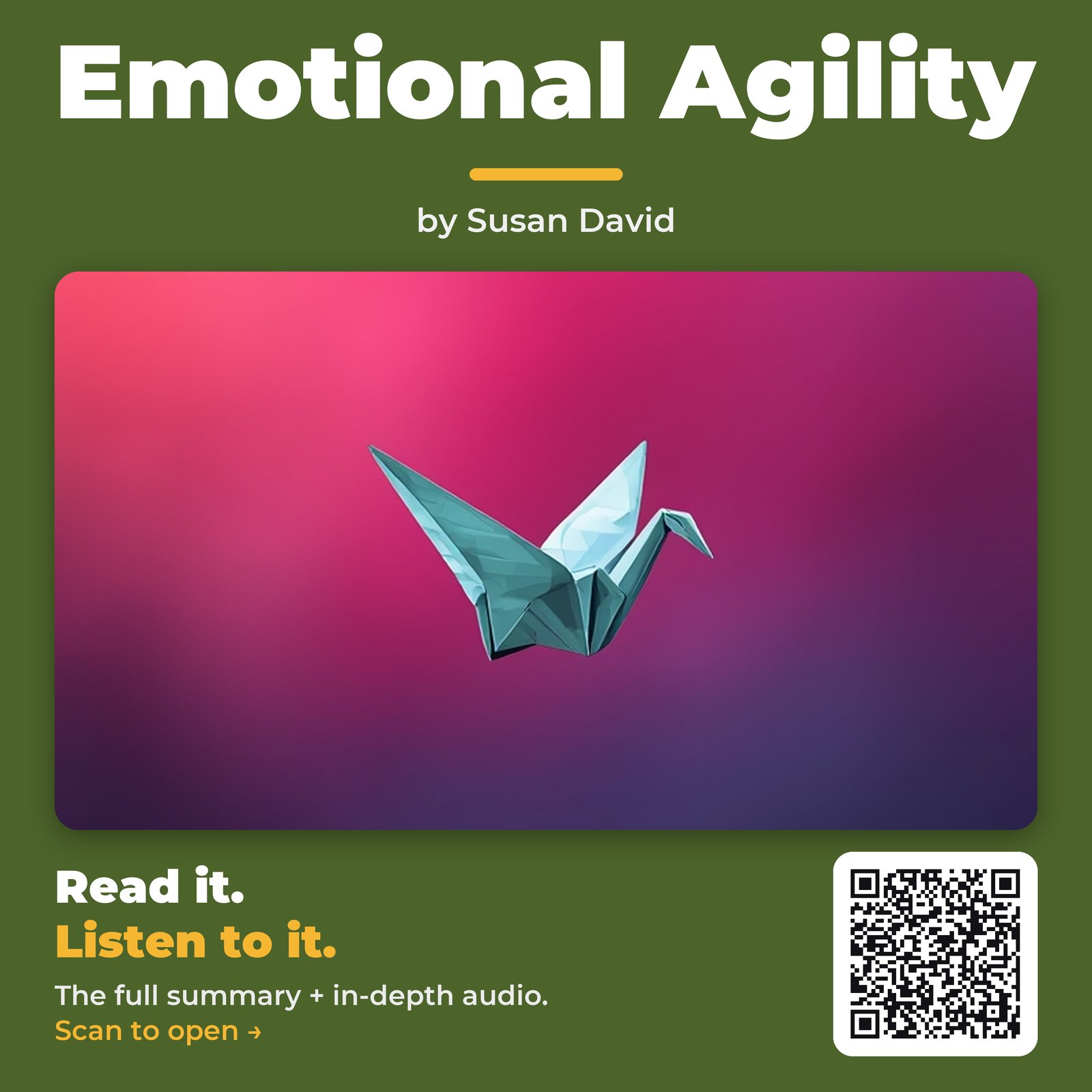 Emotional Agility — by Susan David