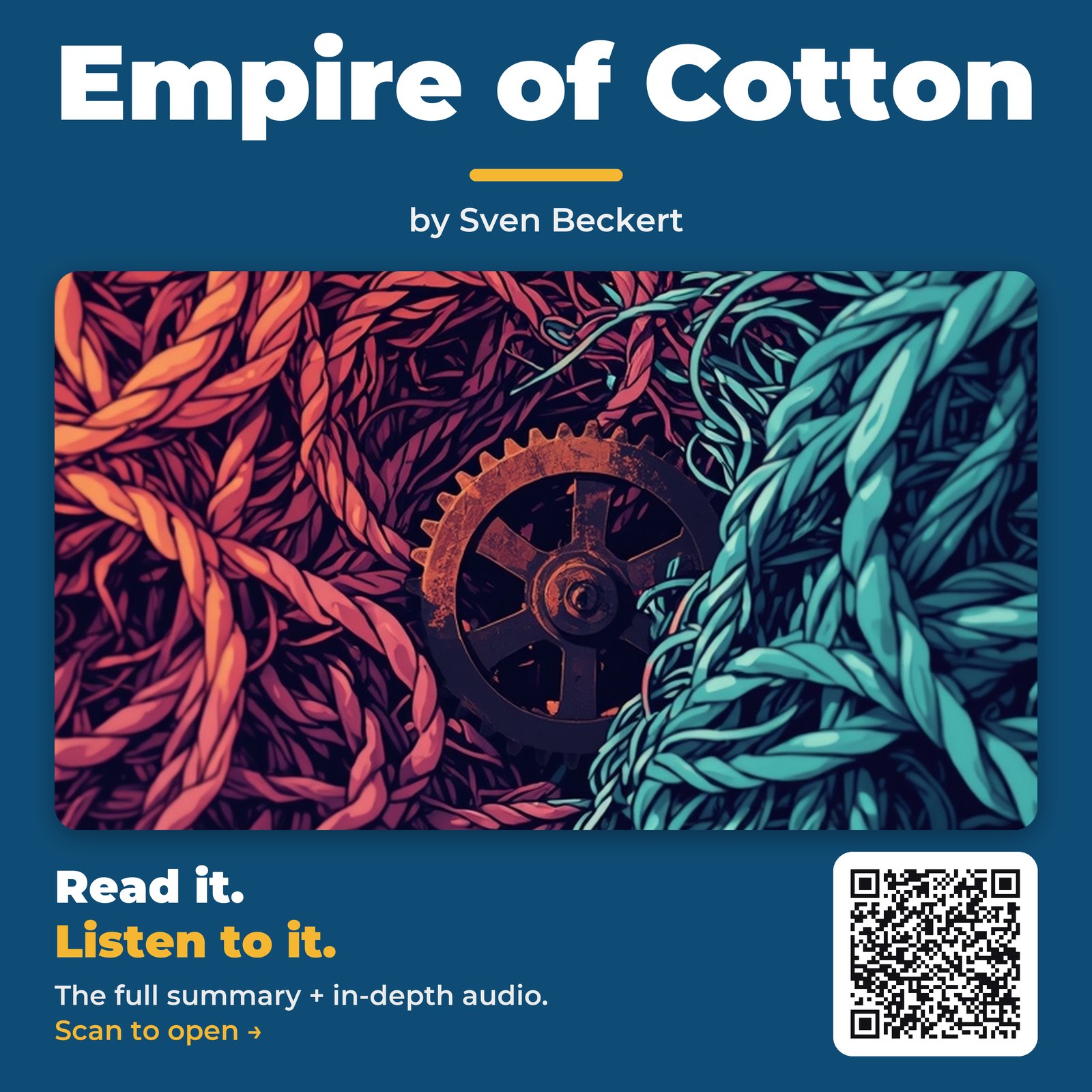 Empire of Cotton — by Sven Beckert