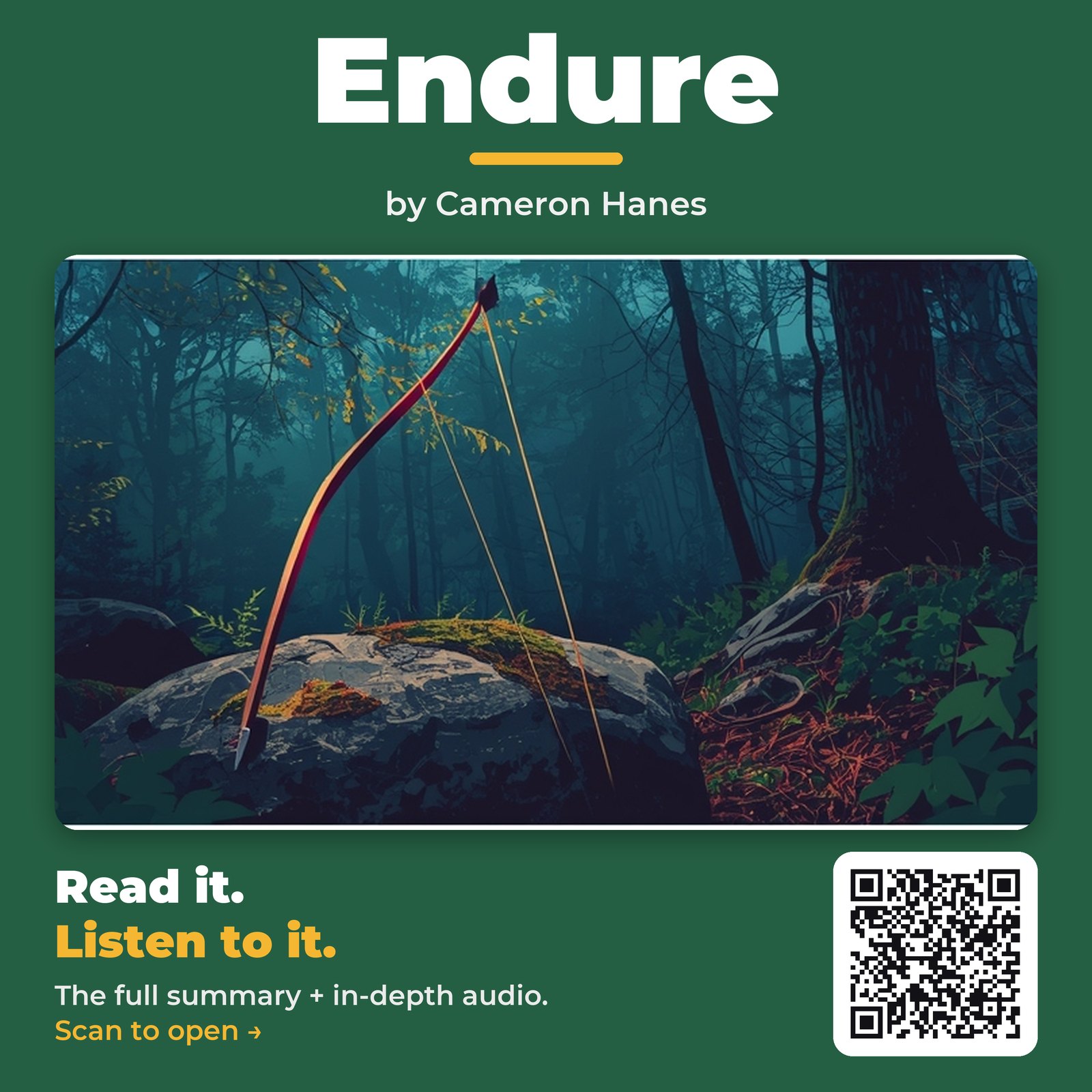 Endure — by Cameron Hanes