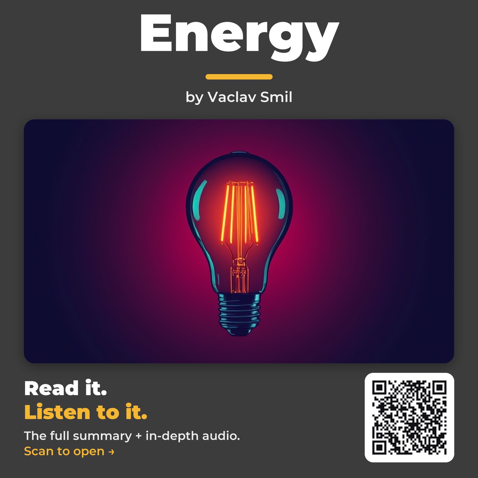 Energy — by Vaclav Smil