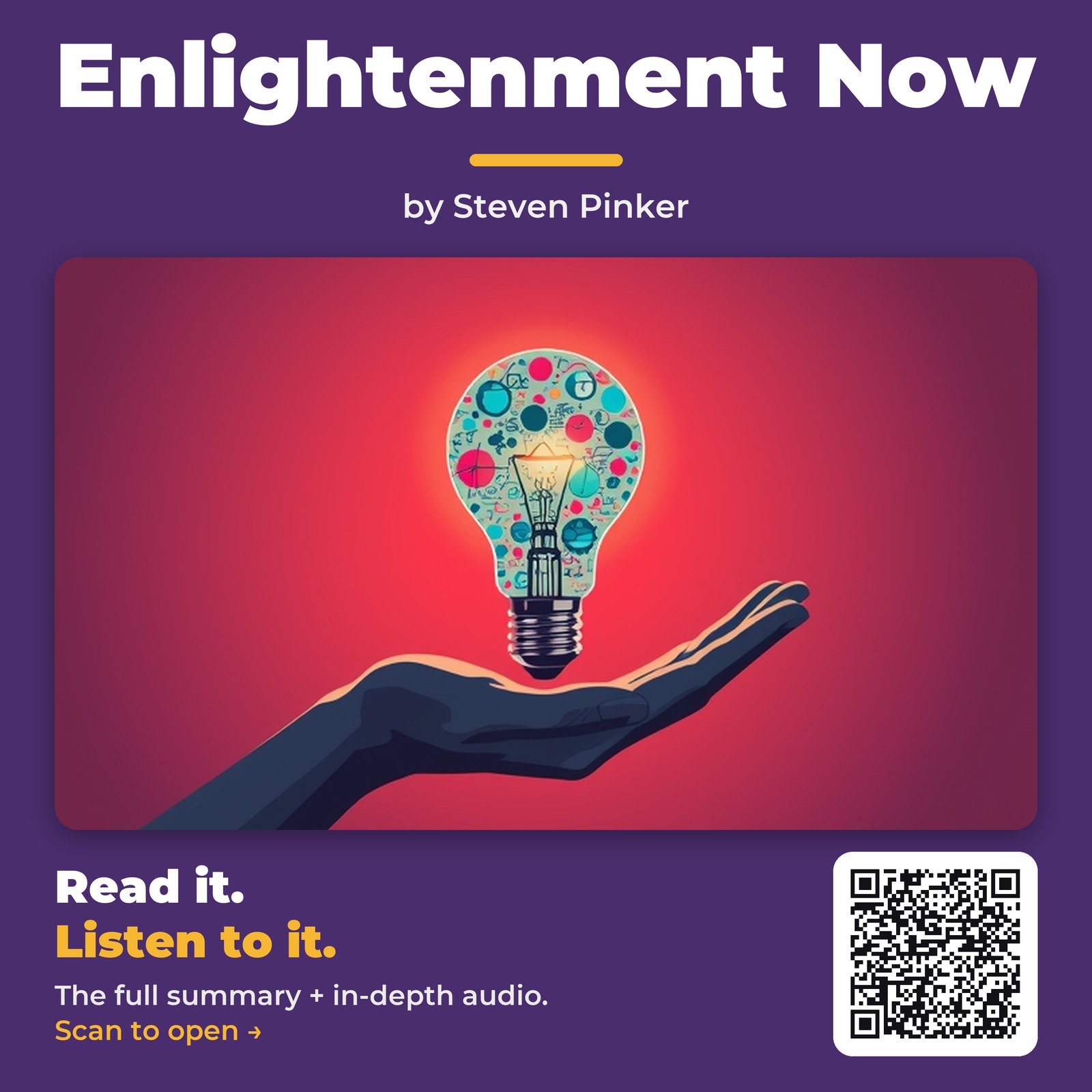 Enlightenment Now — by Steven Pinker