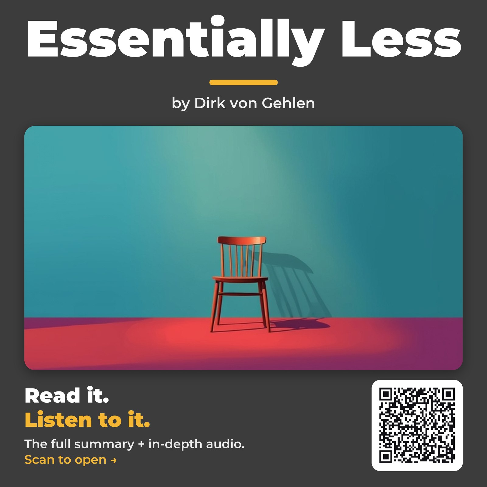 Essentially Less — by Dirk von Gehlen