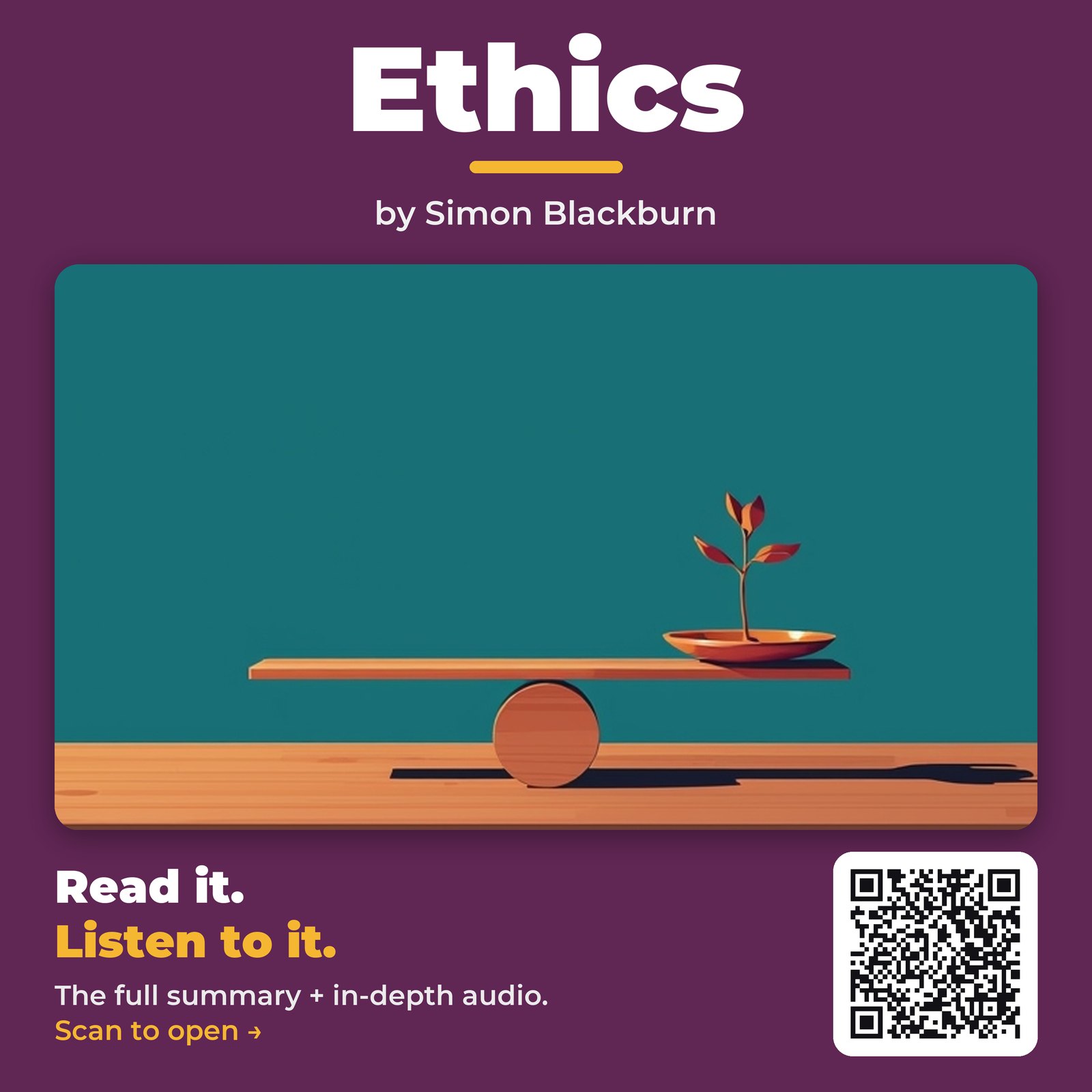 Ethics — by Simon Blackburn