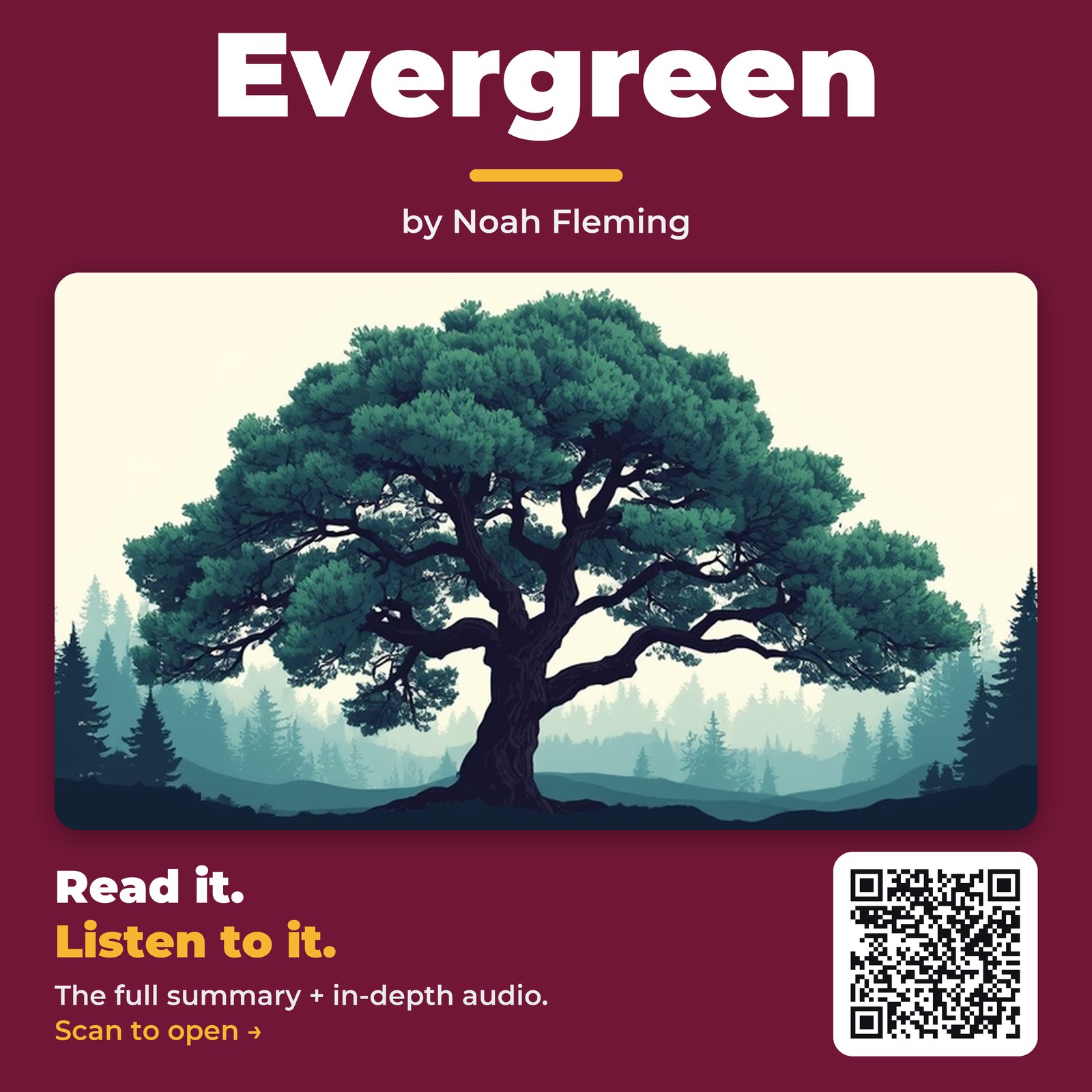 Evergreen — by Noah Fleming