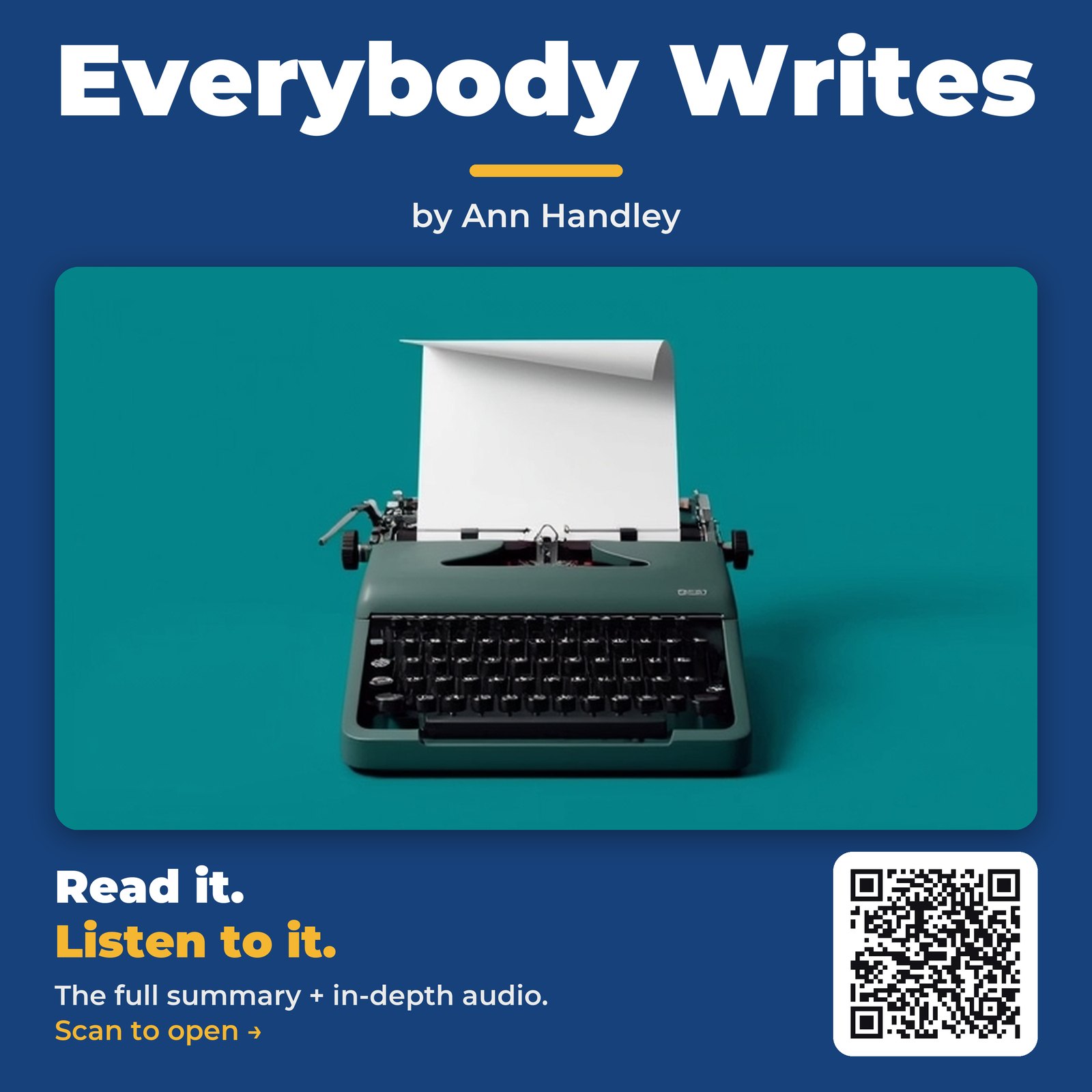 Everybody Writes — by Ann Handley