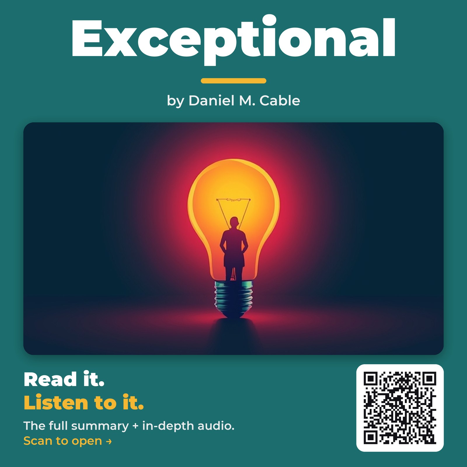 Exceptional — by Daniel M. Cable