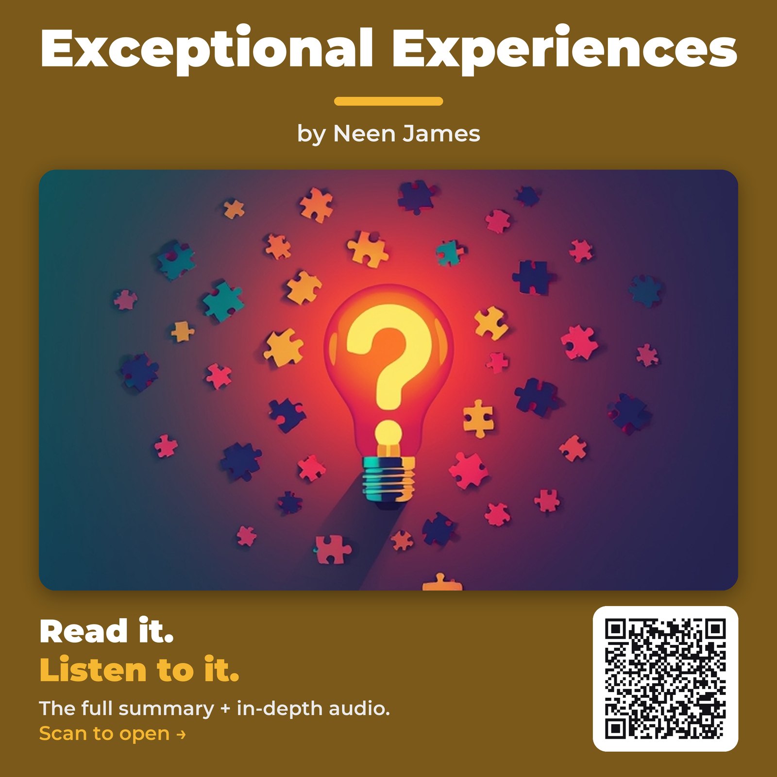 Exceptional Experiences — by Neen James