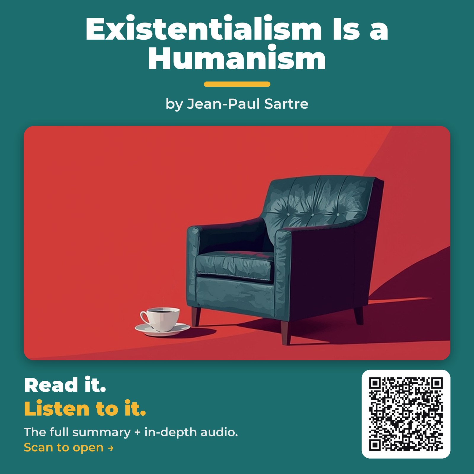 Existentialism Is a Humanism — by Jean-Paul Sartre