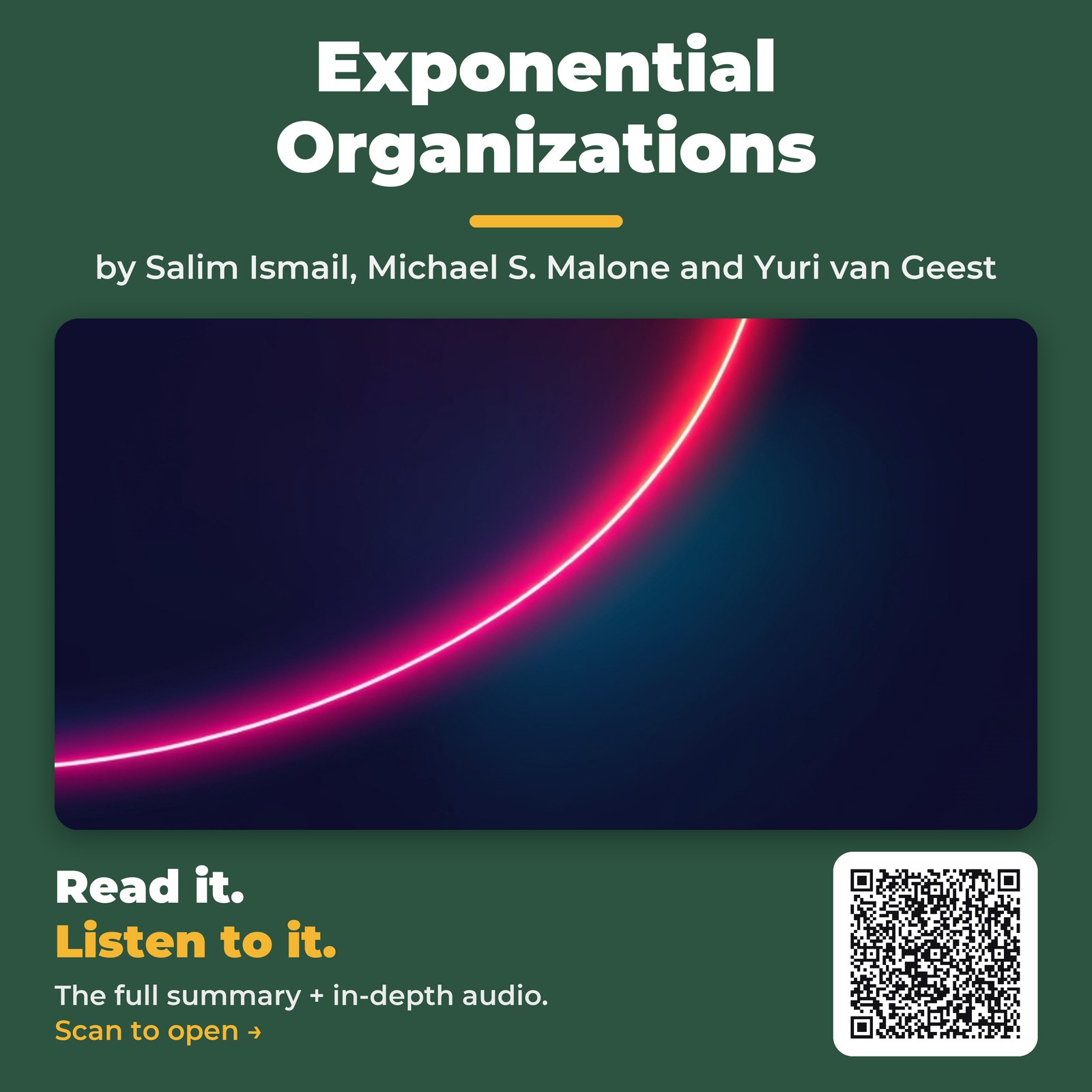 Exponential Organizations — by Salim Ismail, Michael S. Malone and Yuri van Geest