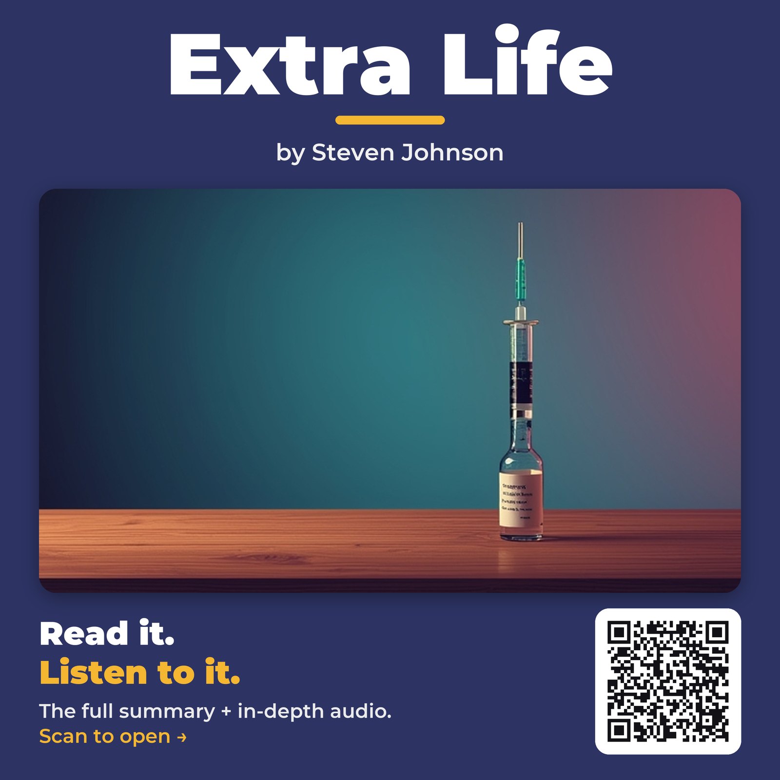 Extra Life — by Steven Johnson
