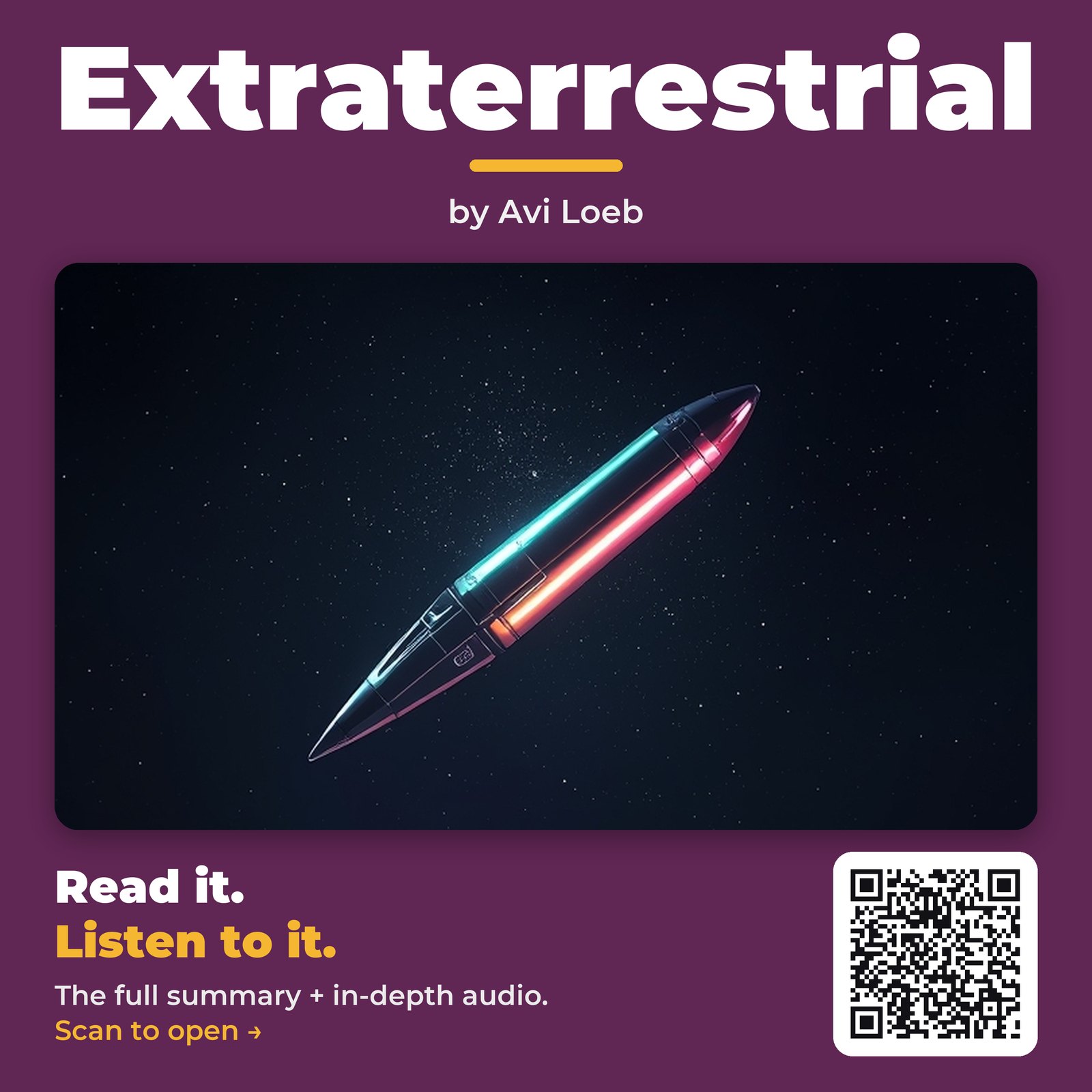 Extraterrestrial — by Avi Loeb