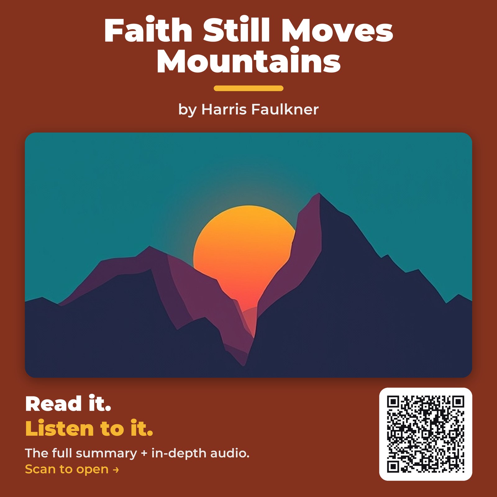 Faith Still Moves Mountains — by Harris Faulkner