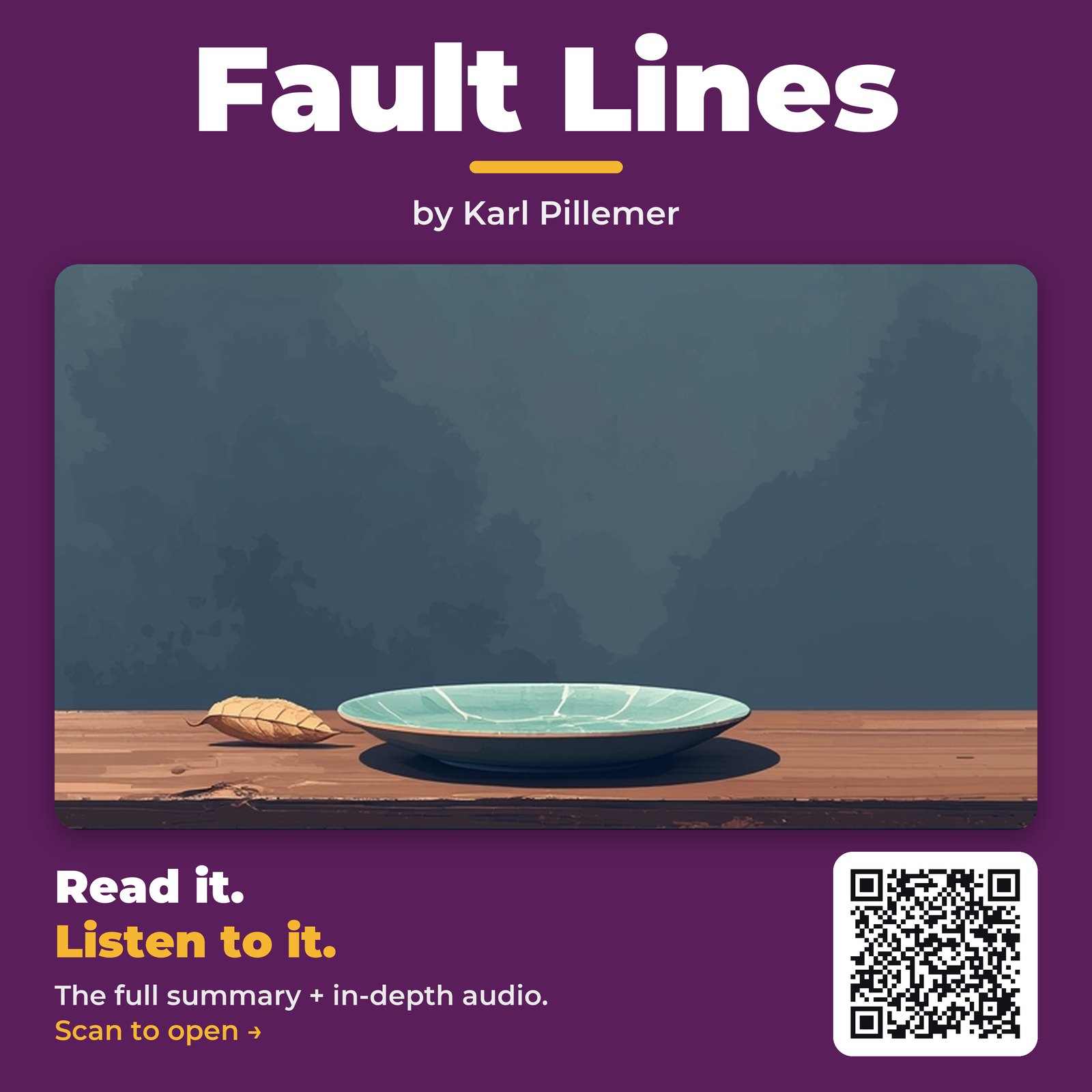 Fault Lines — by Karl Pillemer