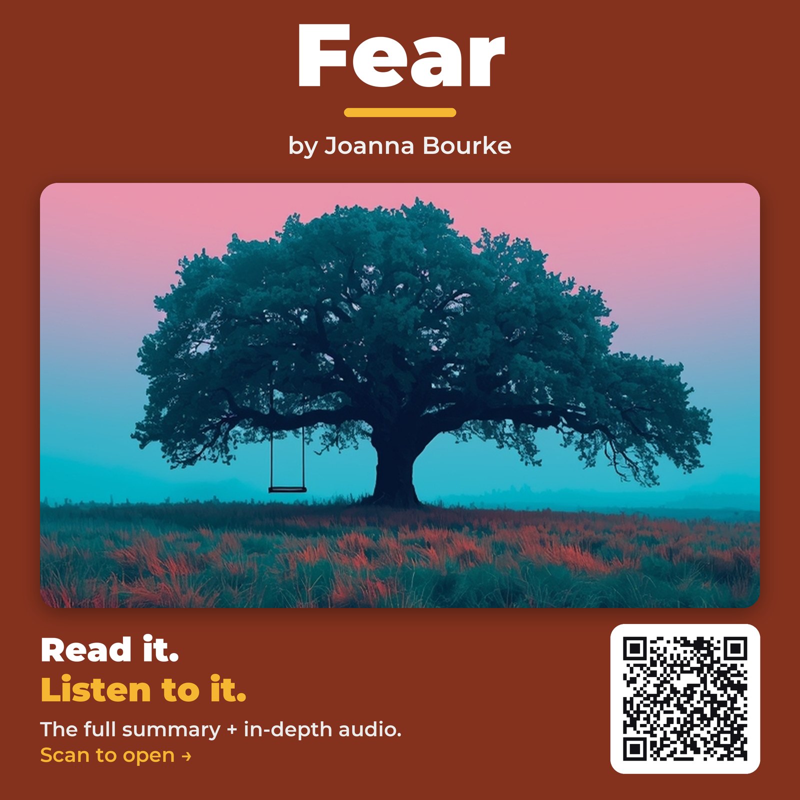 Fear — by Joanna Bourke