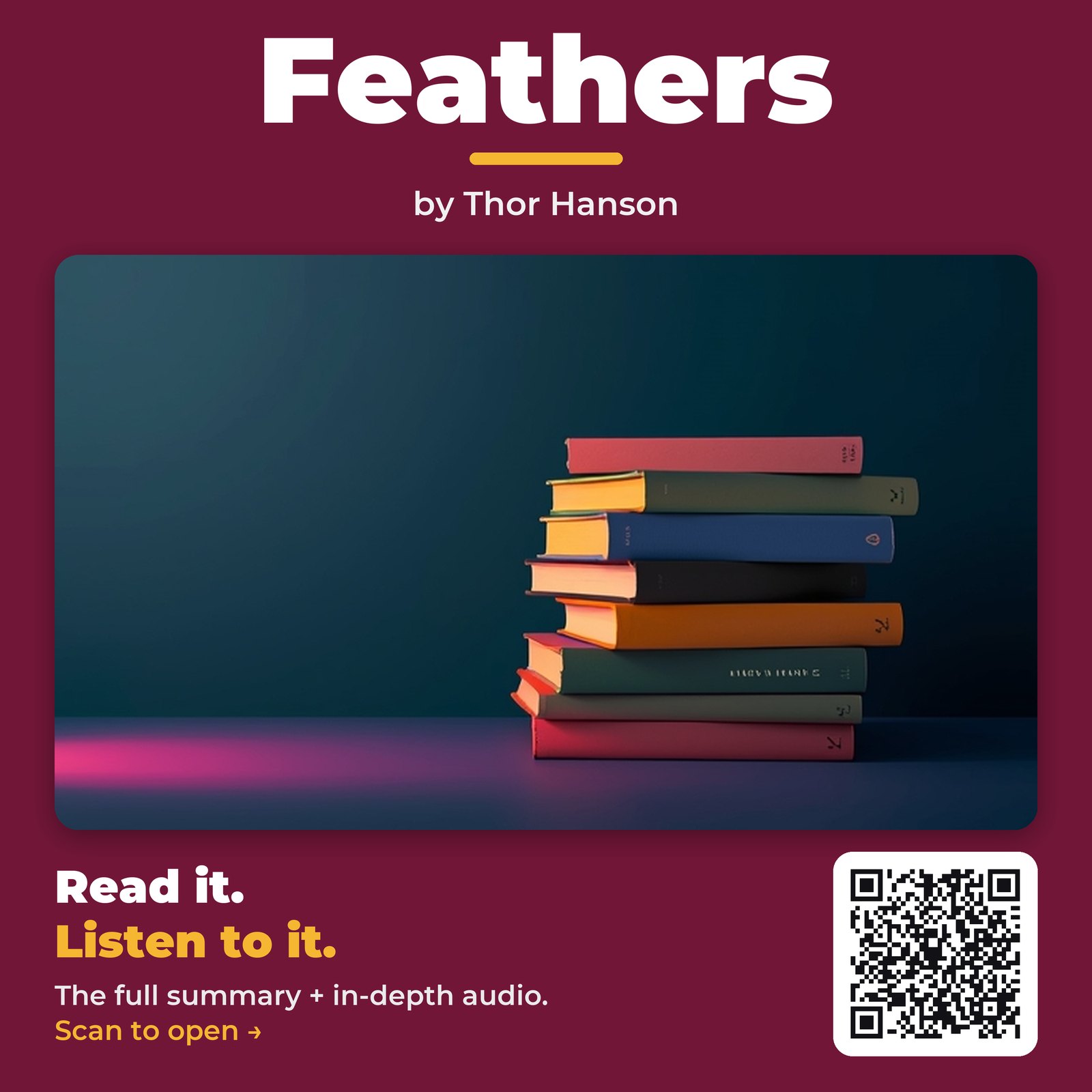 Feathers — by Thor Hanson