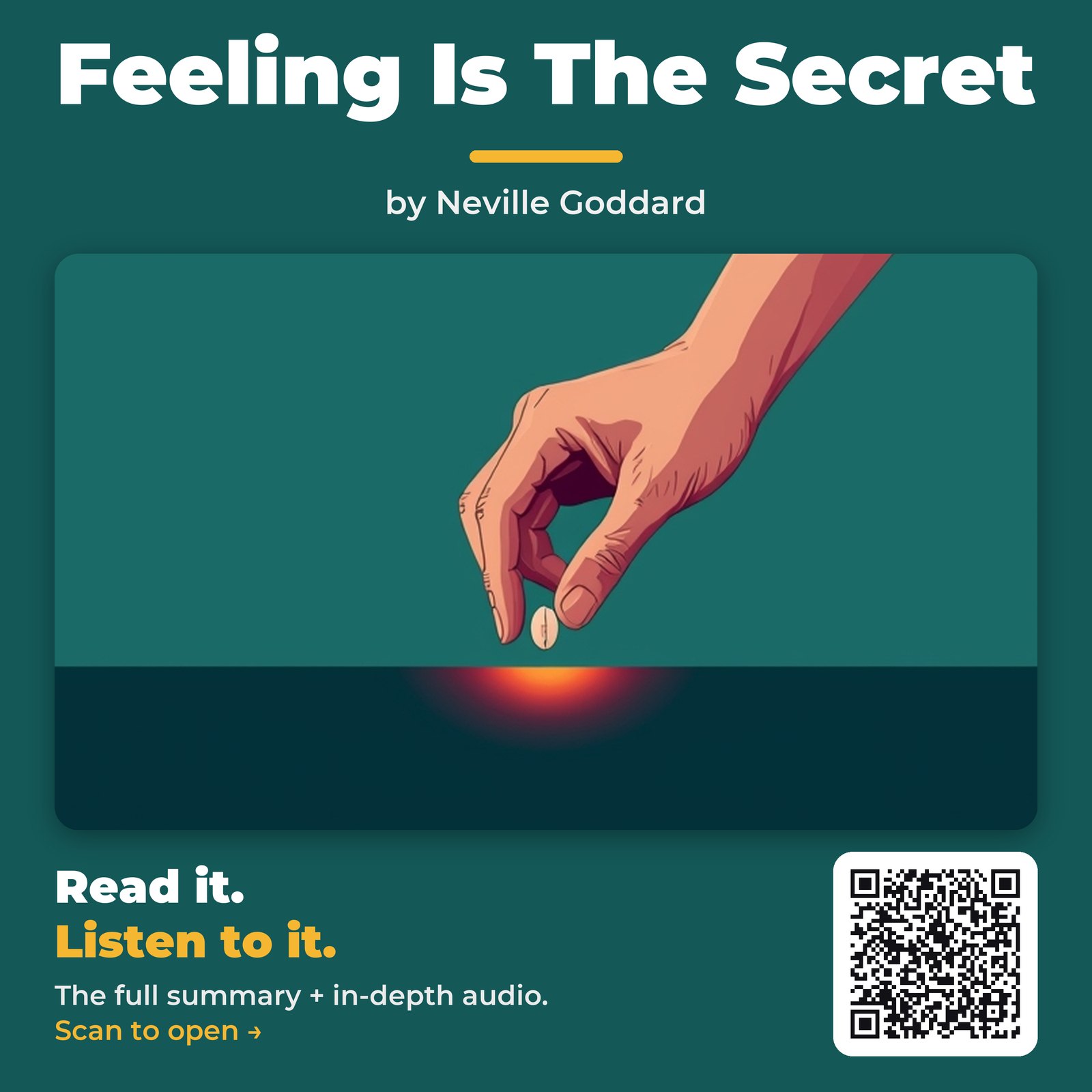 Feeling Is The Secret — by Neville Goddard