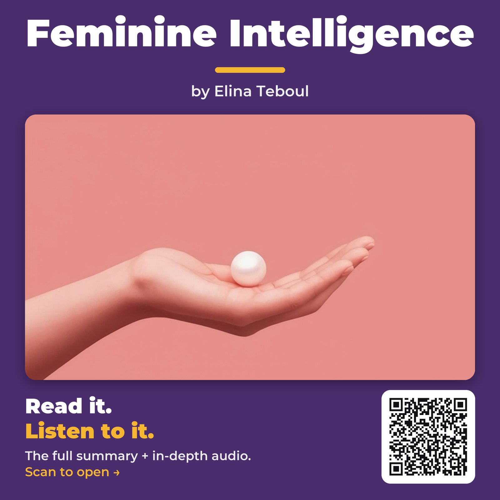 Feminine Intelligence — by Elina Teboul