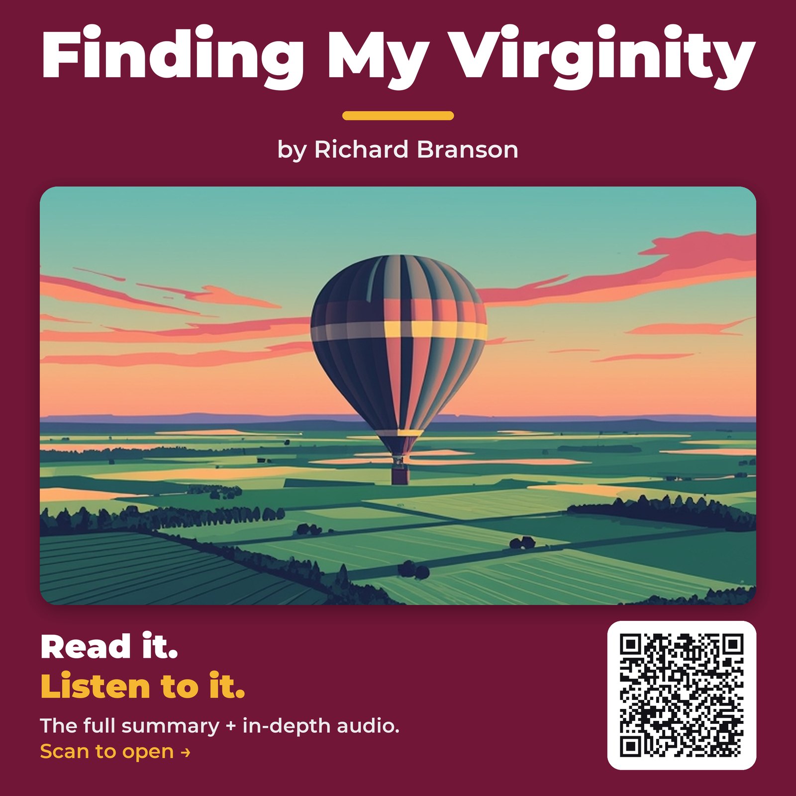 Finding My Virginity — by Richard Branson