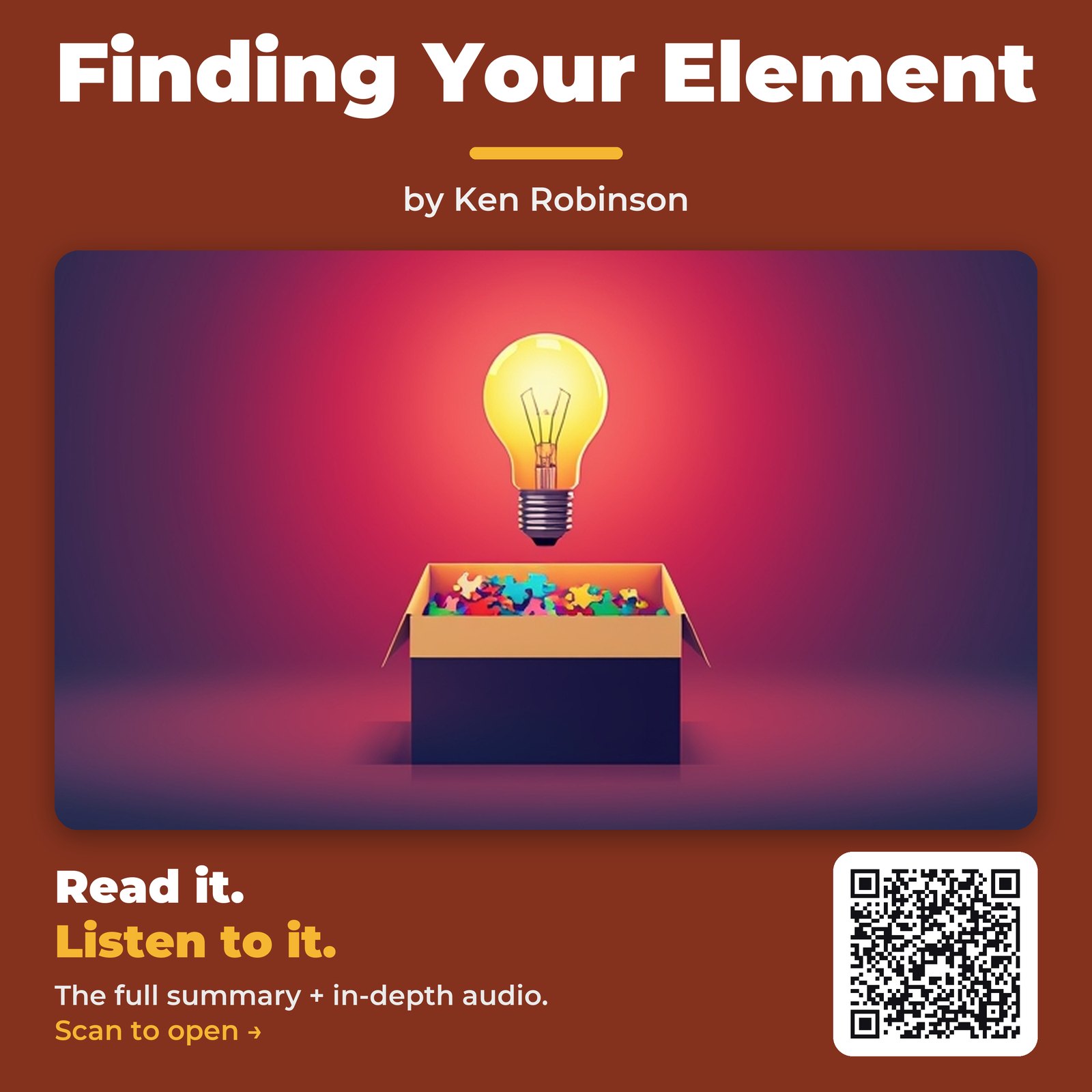 Finding Your Element — by Ken Robinson