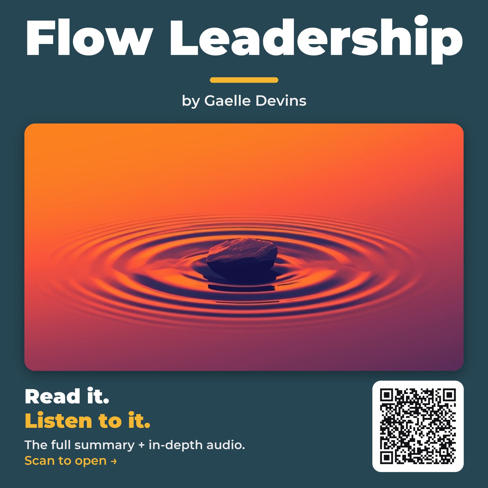 Flow Leadership — by Gaelle Devins