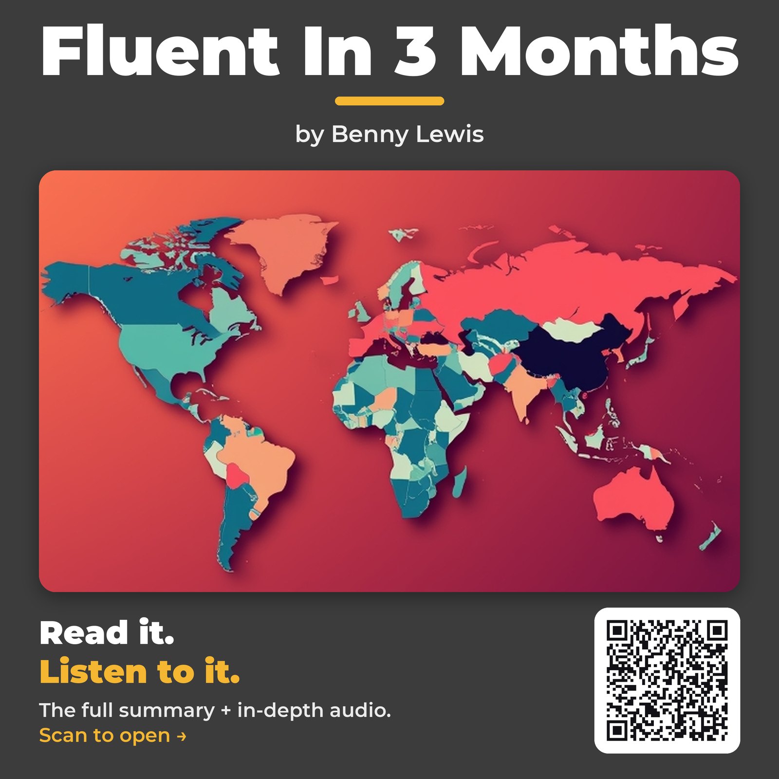 Fluent In 3 Months — by Benny Lewis