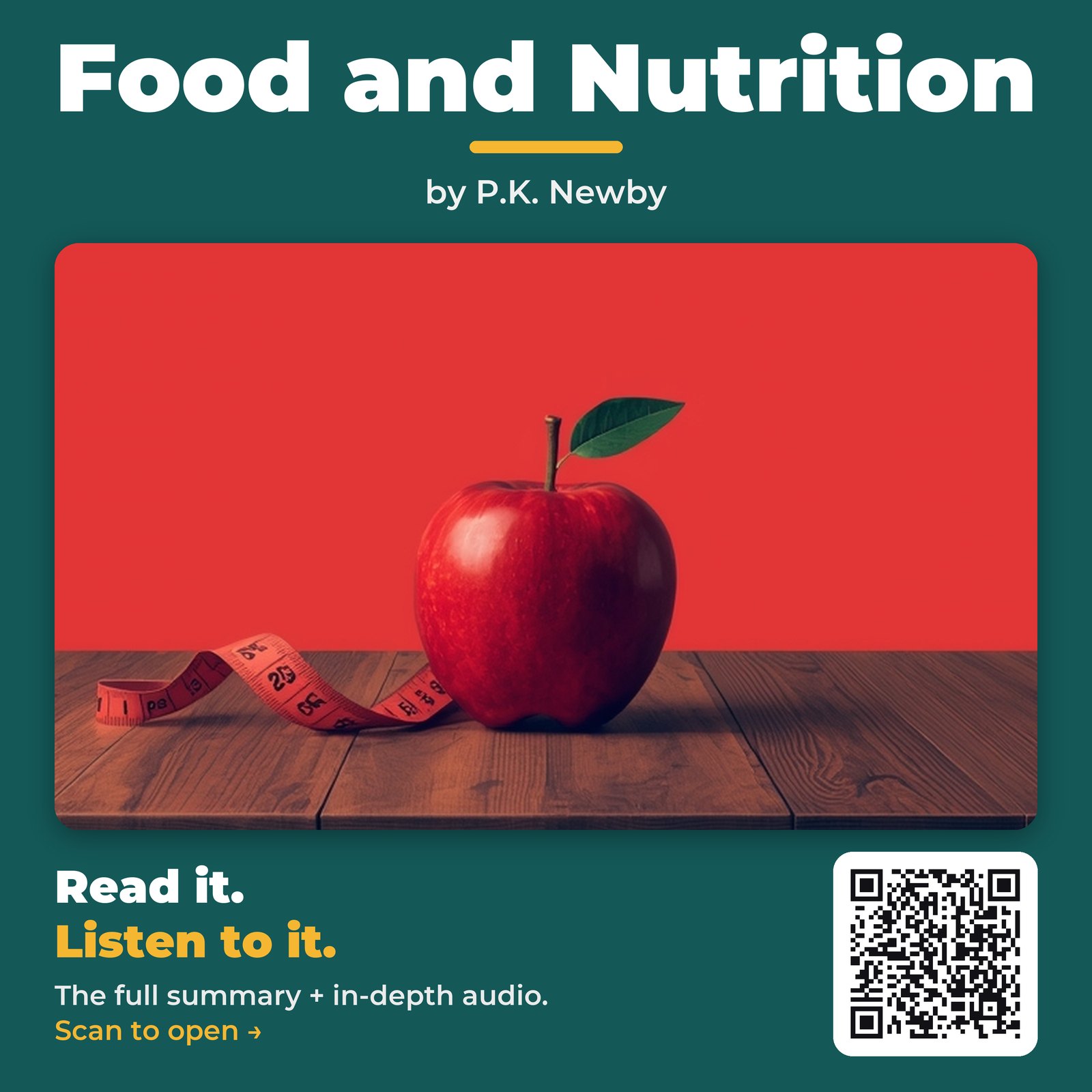 Food and Nutrition — by P.K. Newby