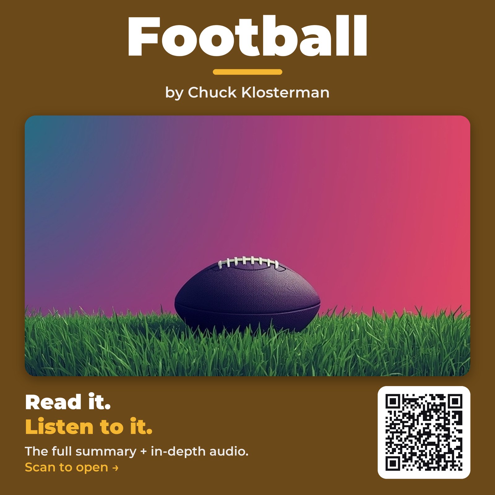 Football — by Chuck Klosterman