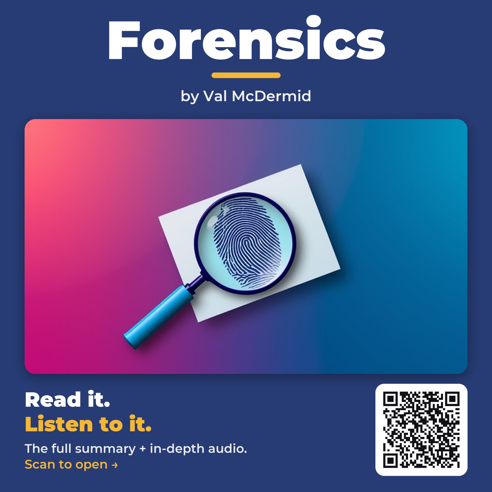 Forensics — by Val McDermid