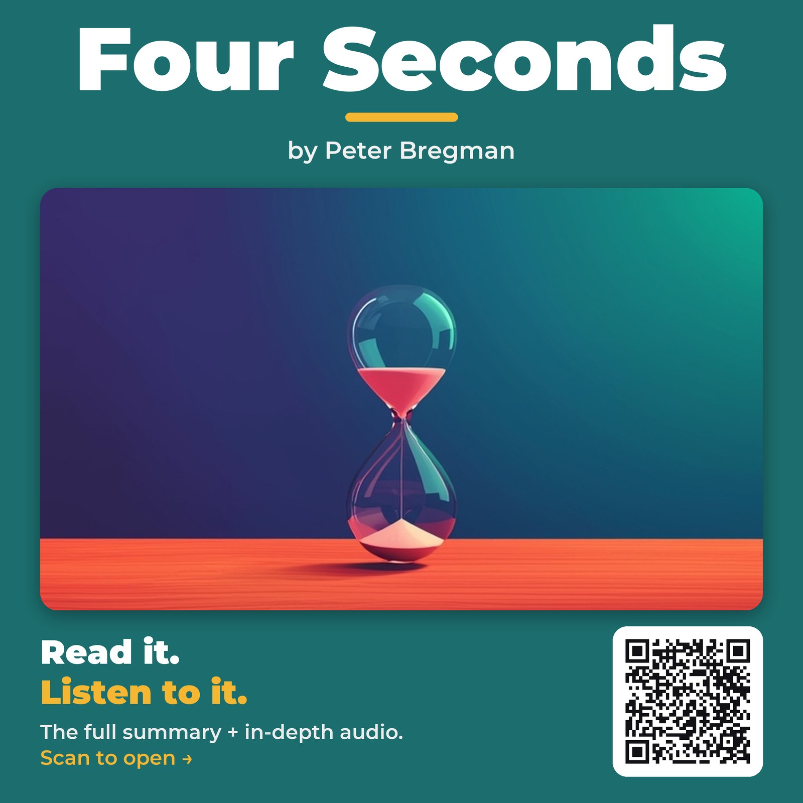 Four Seconds — by Peter Bregman