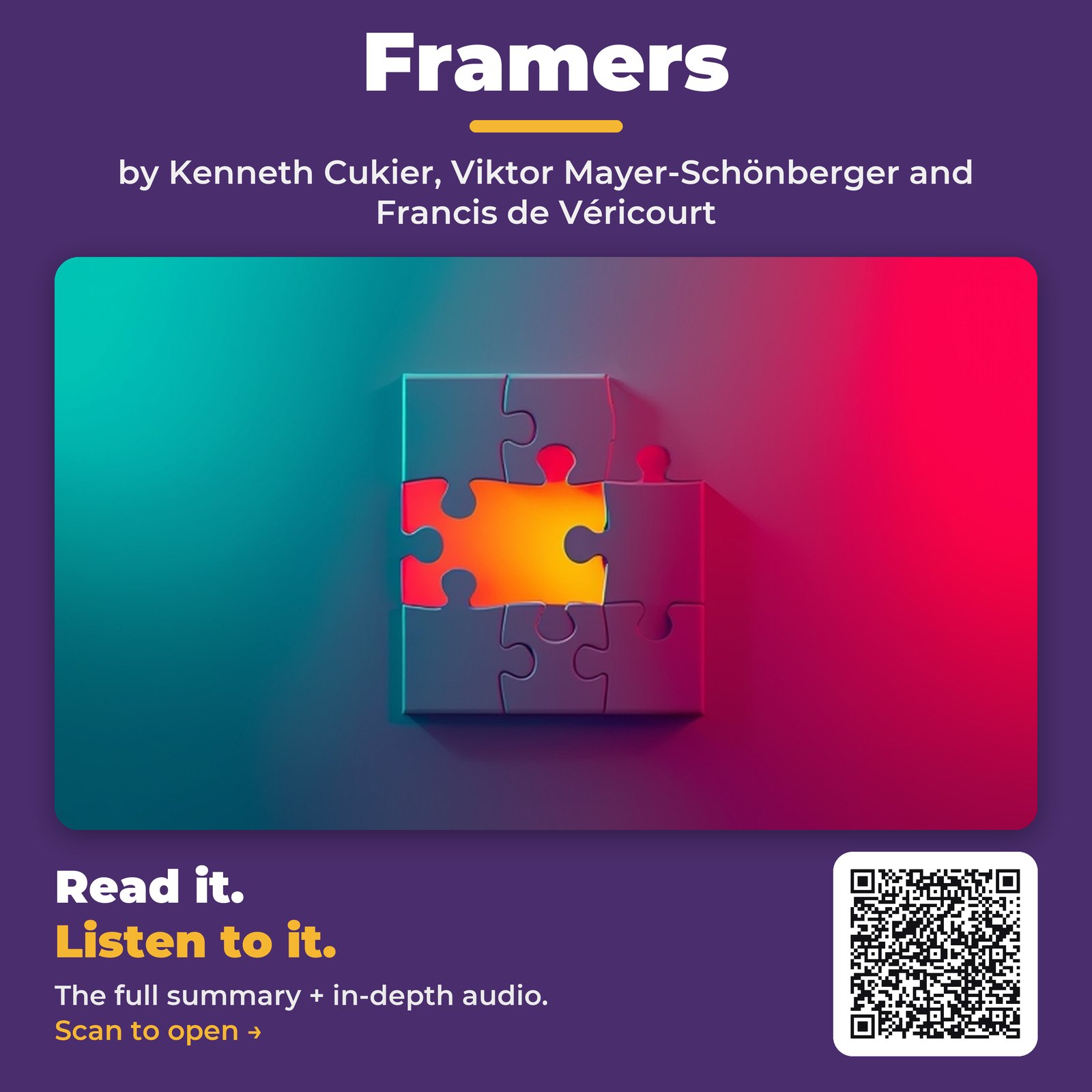 Framers — by Kenneth Cukier, Viktor Mayer-Schönberger and Francis de Véricourt