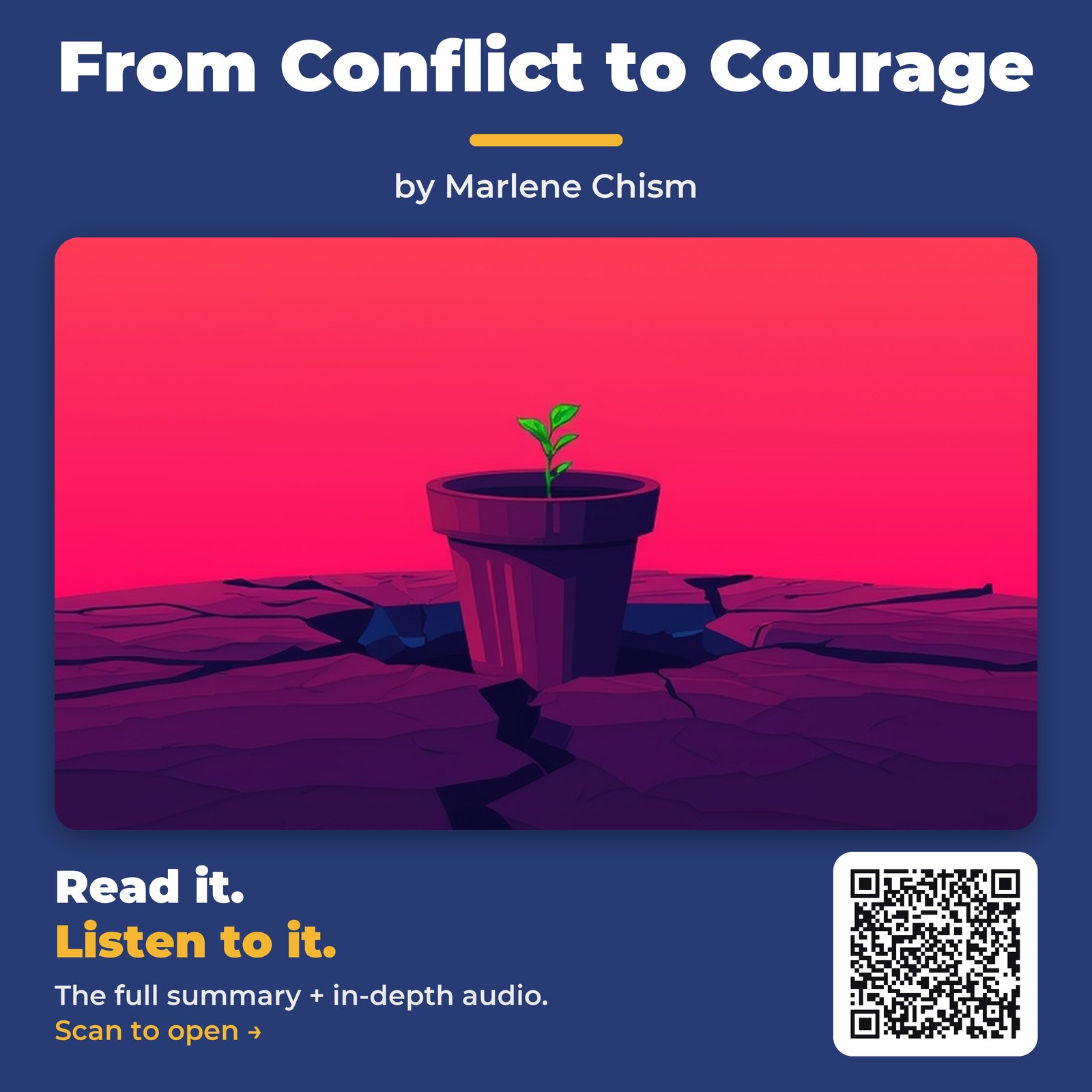 From Conflict to Courage — by Marlene Chism
