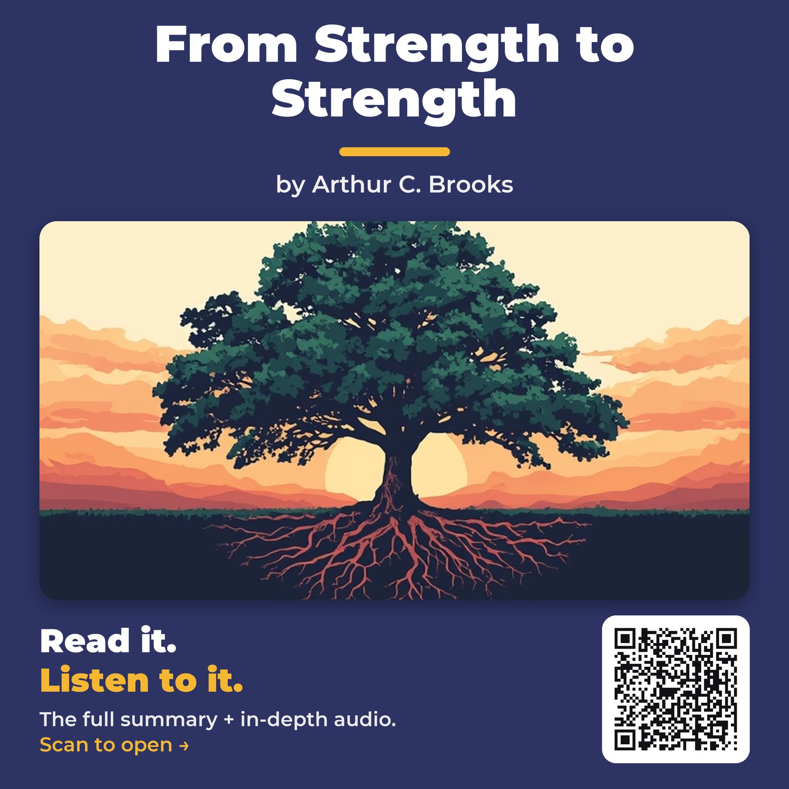 From Strength to Strength — by Arthur C. Brooks