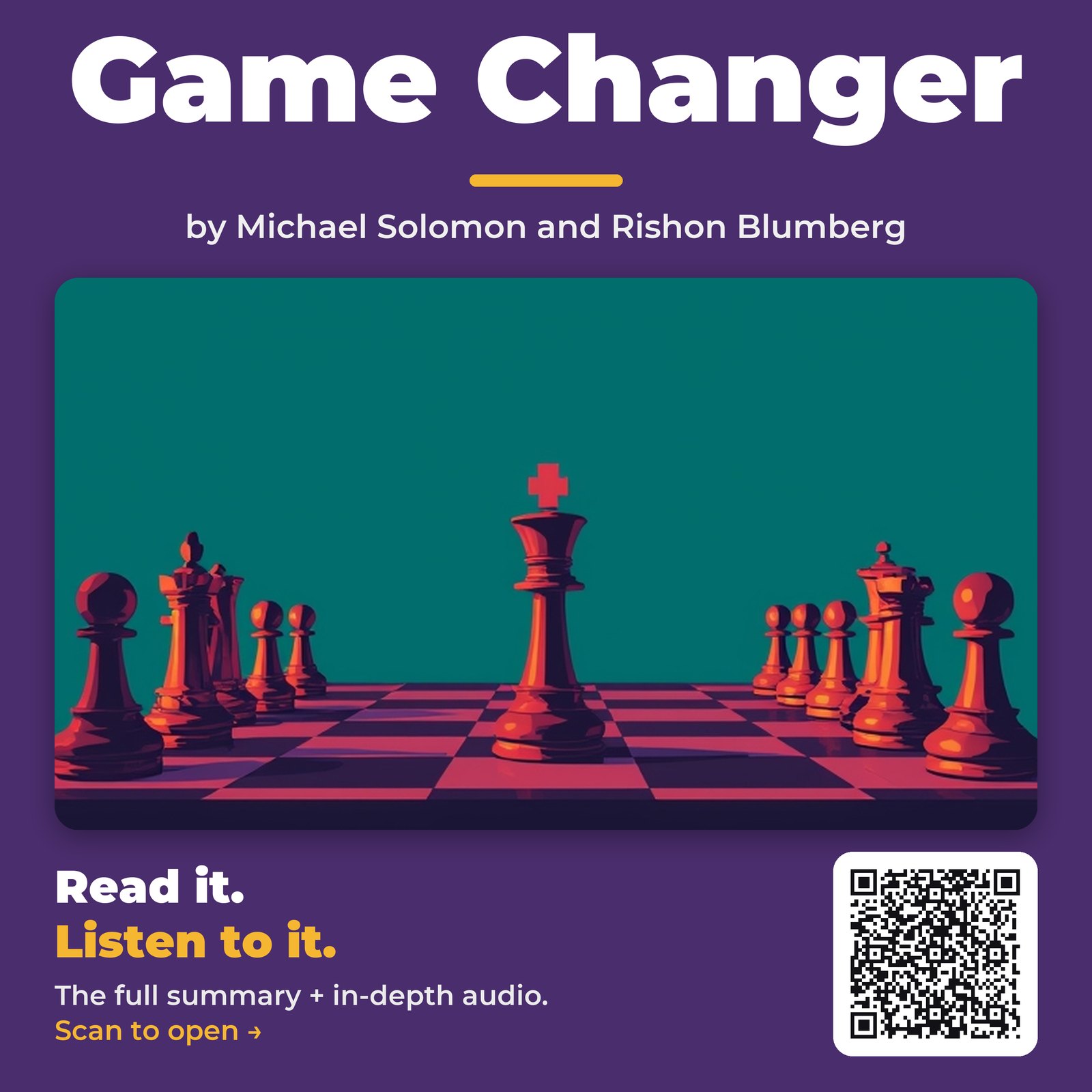 Game Changer — by Michael Solomon and Rishon Blumberg