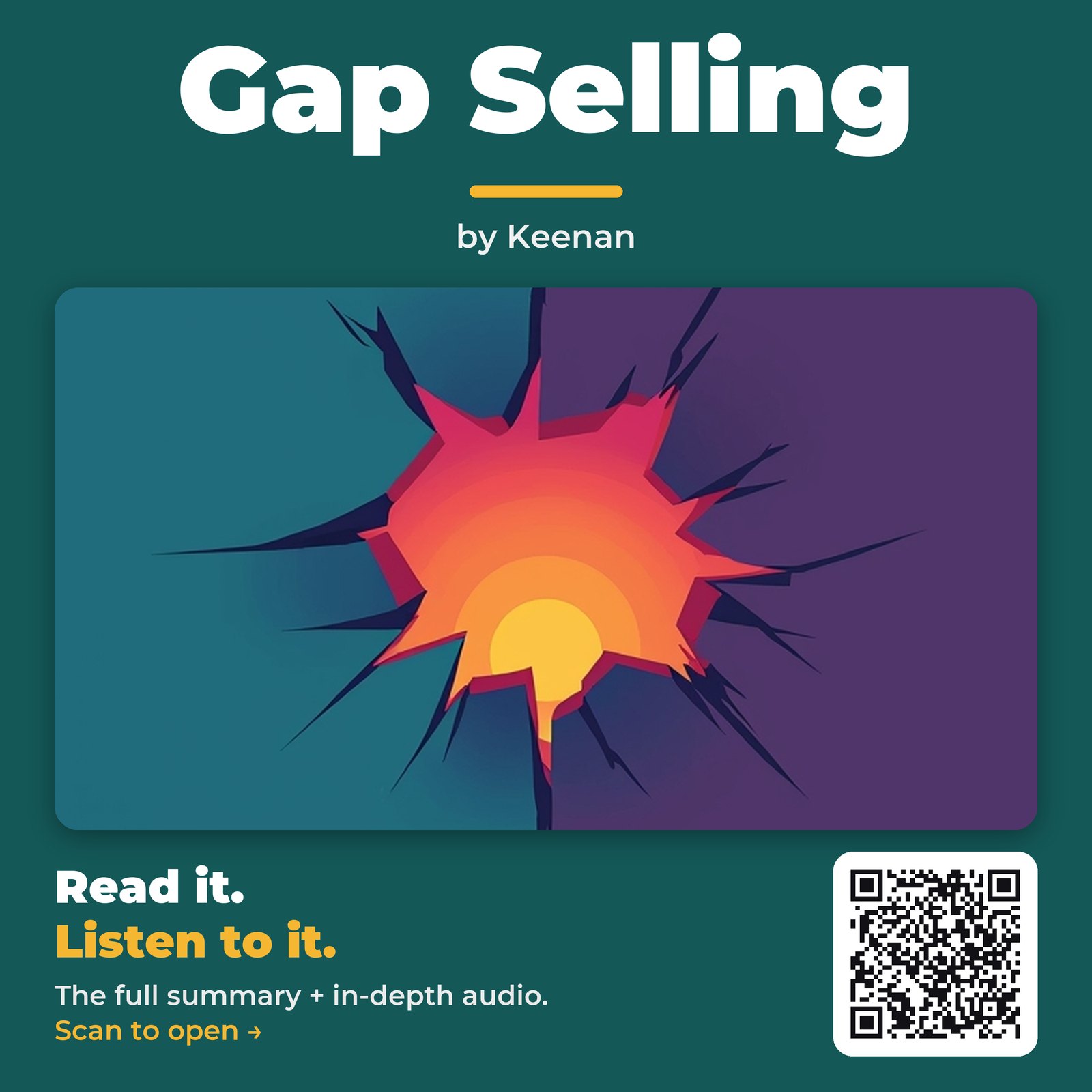 Gap Selling — by Keenan