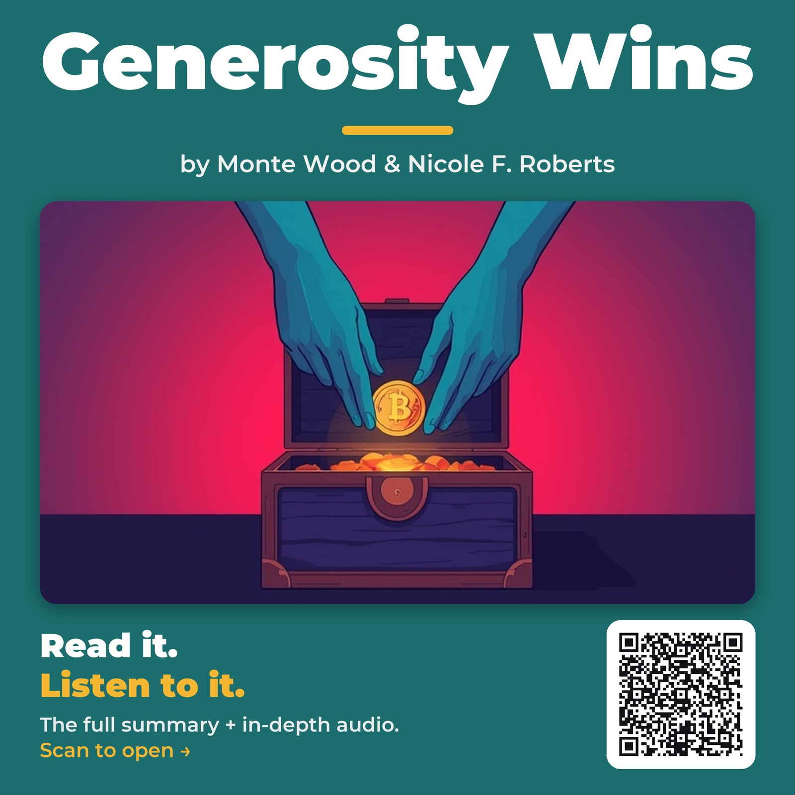 Generosity Wins — by Monte Wood & Nicole F. Roberts