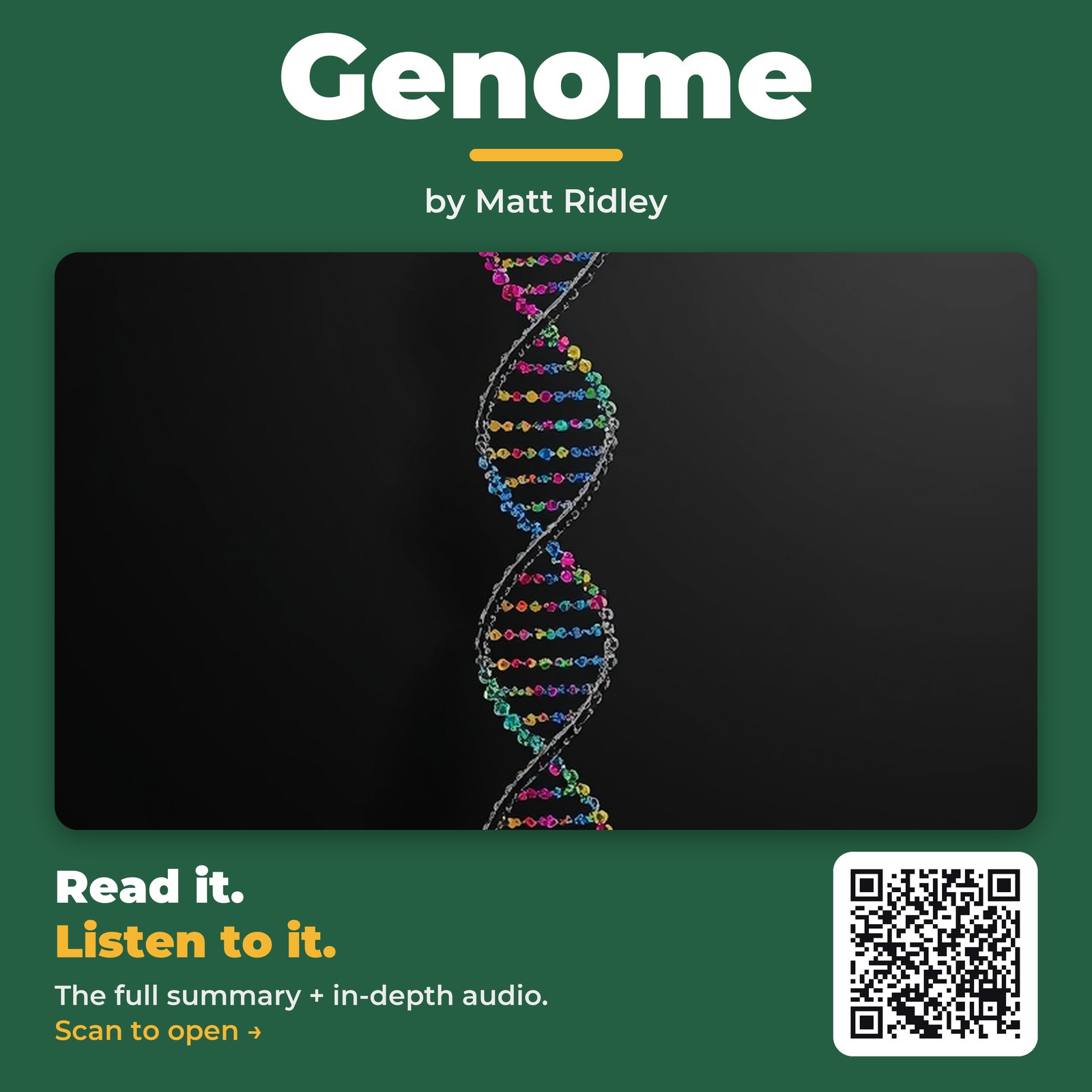 Genome — by Matt Ridley